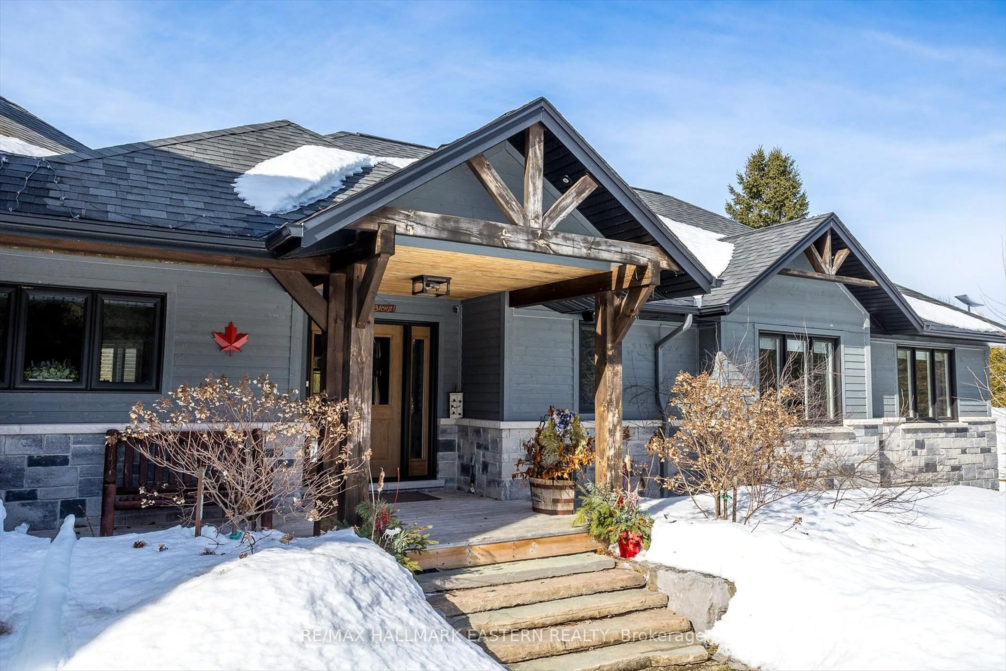 Home with brick exterior material, mountain view for 487 Fairbairn Rd, Kawartha Lakes Ontario K0M 1A0