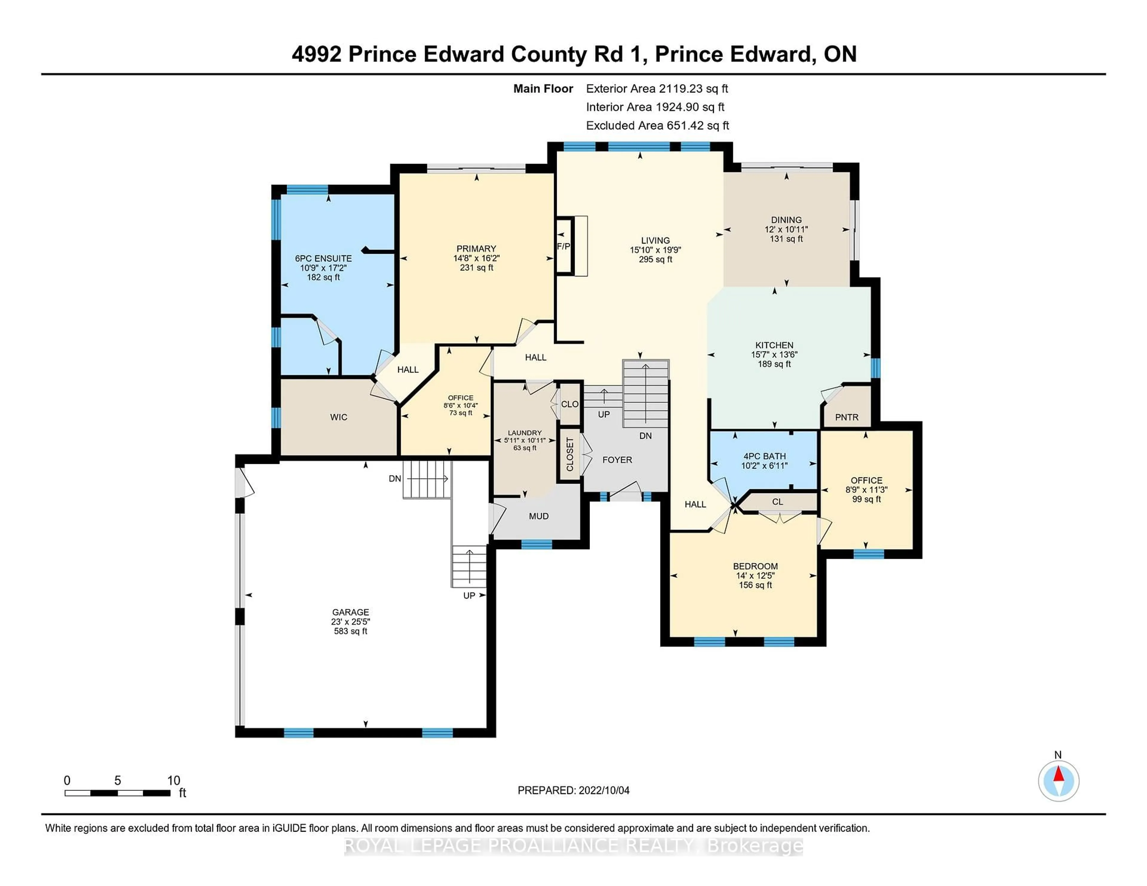 Floor plan for 4992 County Road 1 N/A, Prince Edward County Ontario K0K 1T0