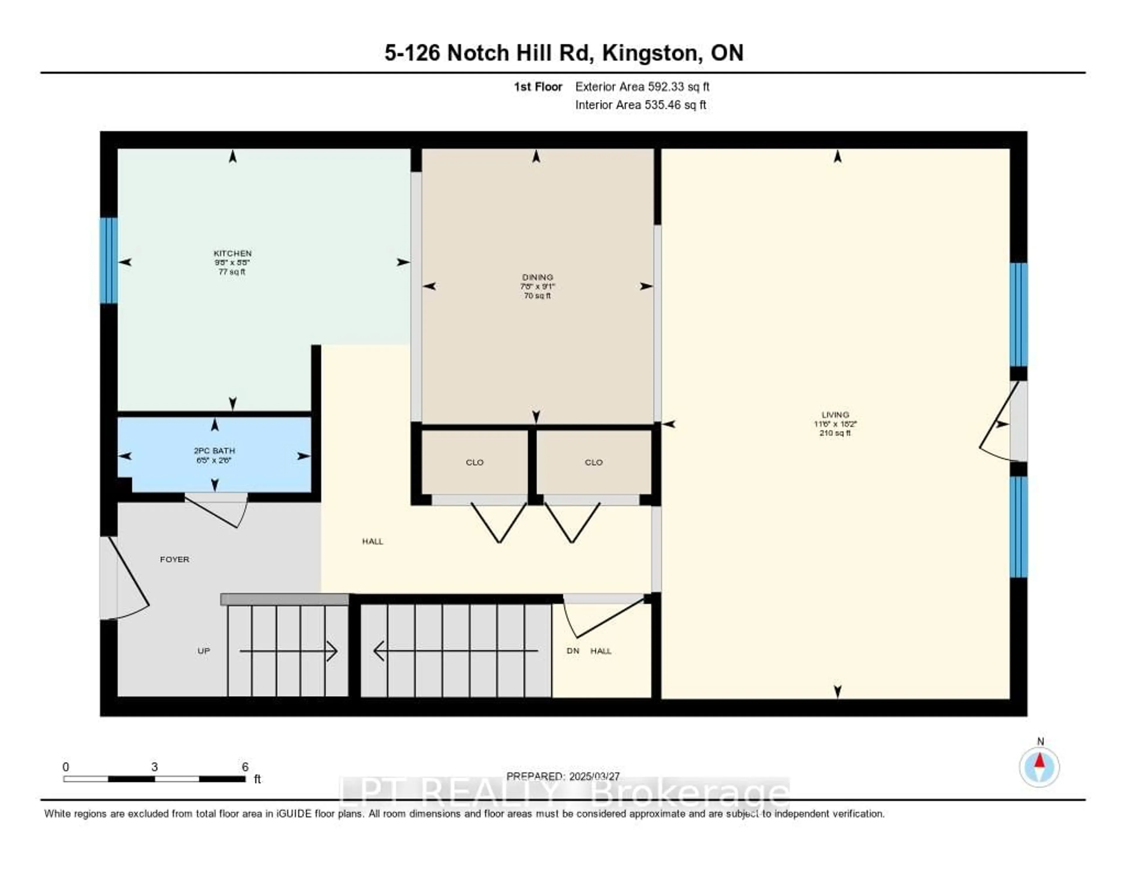 Floor plan for 126 Notch Hill Rd #5, Kingston Ontario K7M 2X1