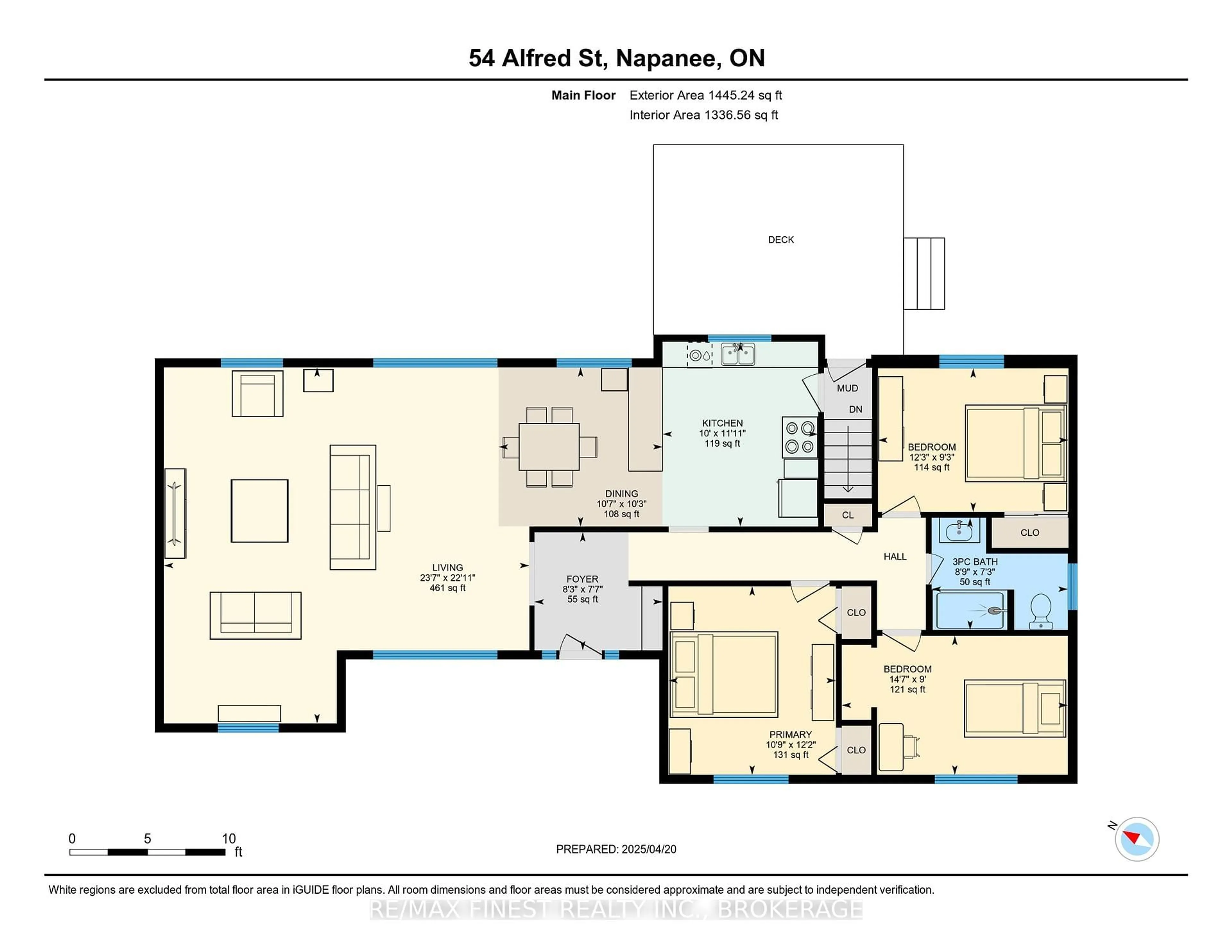 Floor plan for 54 Alfred St, Greater Napanee Ontario K7R 3J1