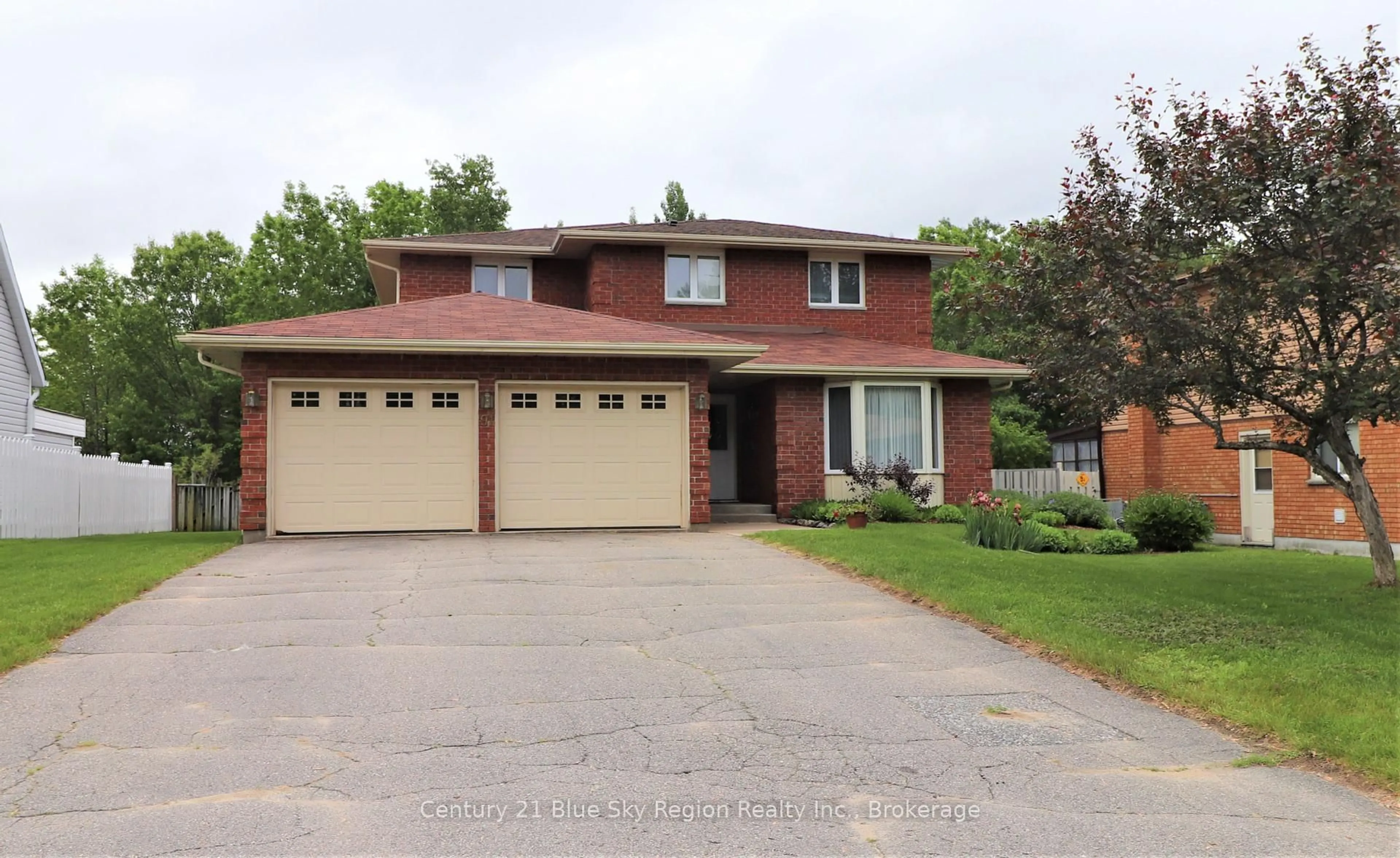 Home with brick exterior material, street for 91 Labreche Dr, North Bay Ontario P1A 3R6