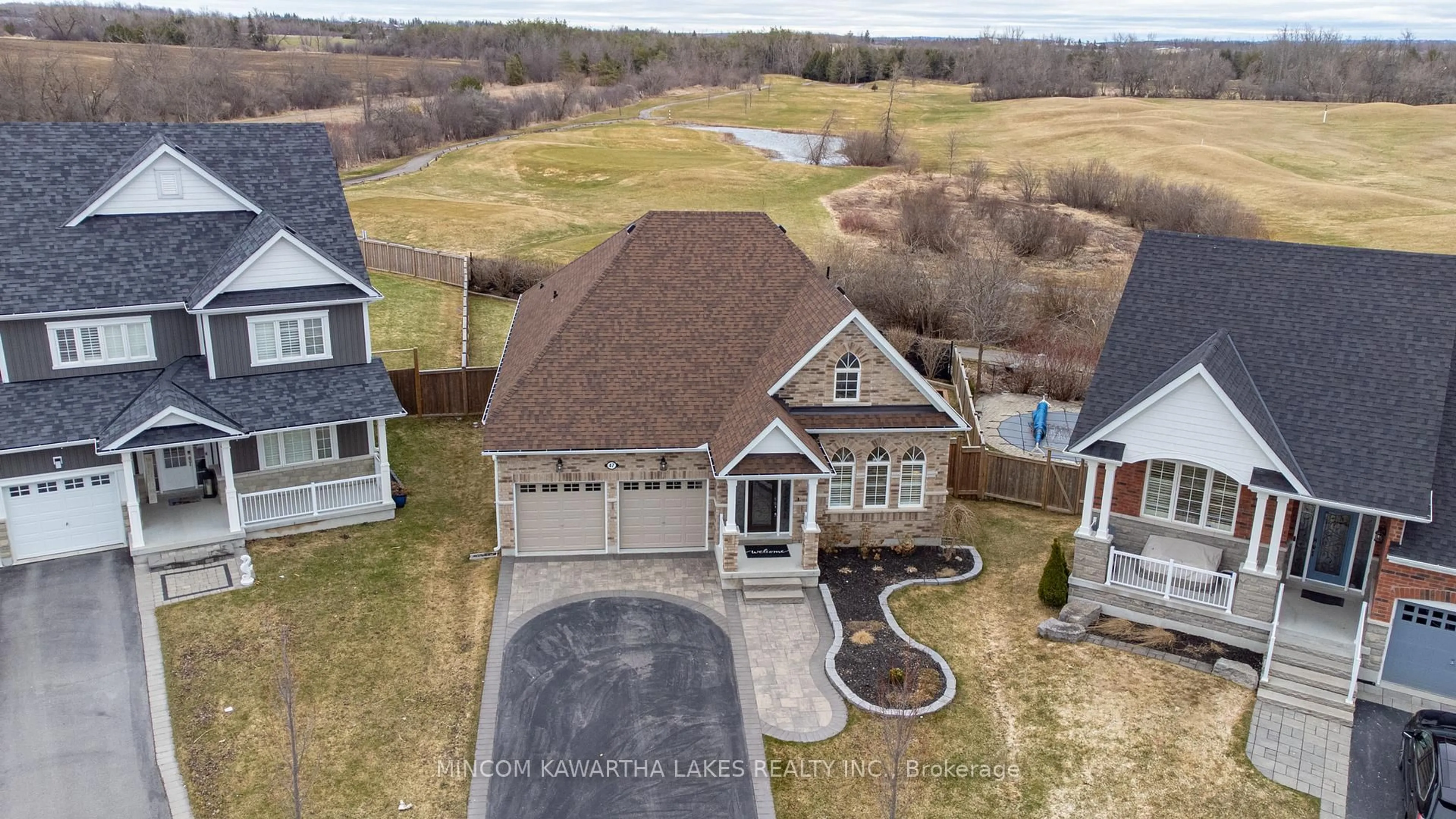 A pic from outside/outdoor area/front of a property/back of a property/a pic from drone, unknown for 47 Logan Lane, Kawartha Lakes Ontario K9V 1B8