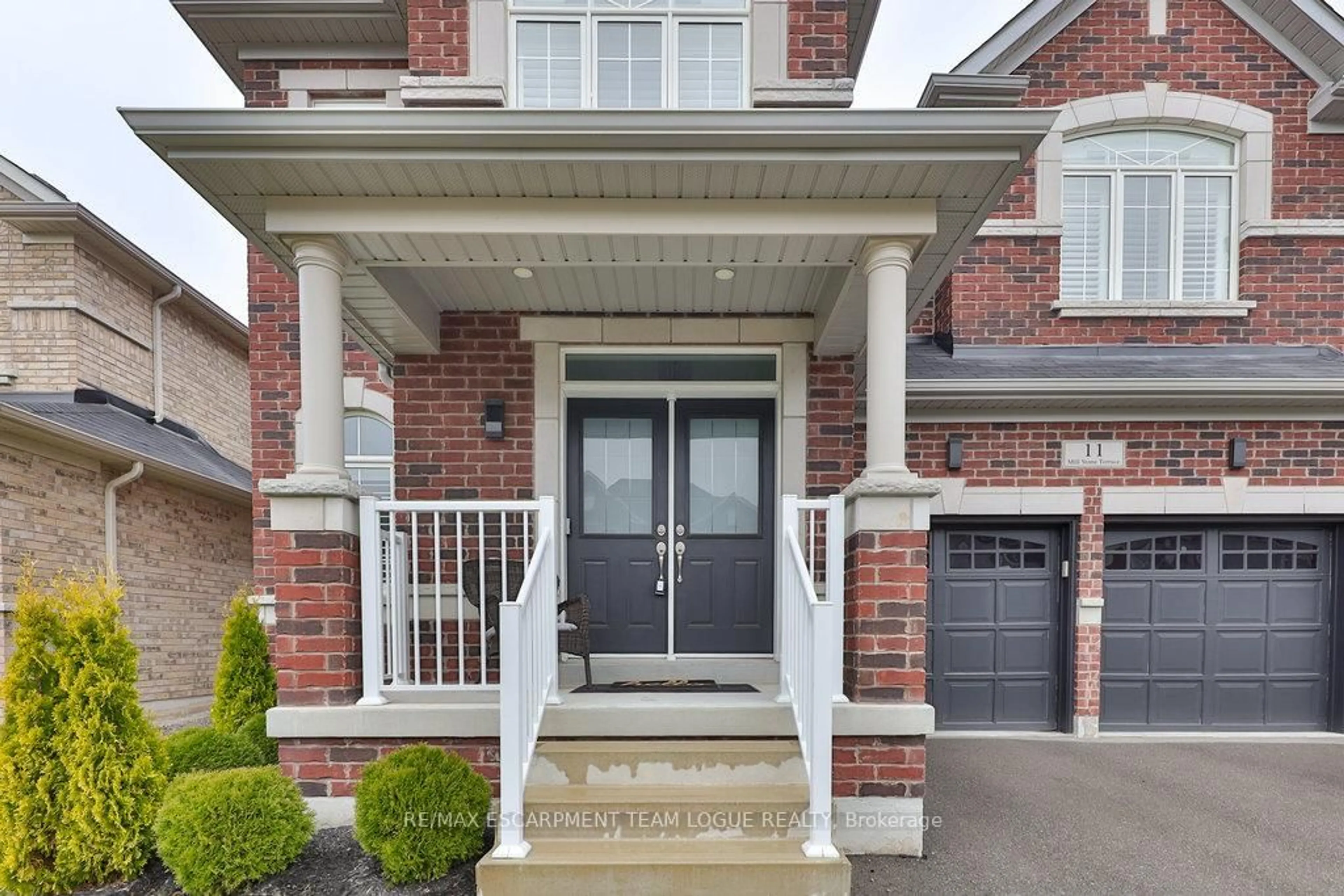 Home with brick exterior material, street for 11 MILL STONE Terr, Hamilton Ontario L8B 1W8