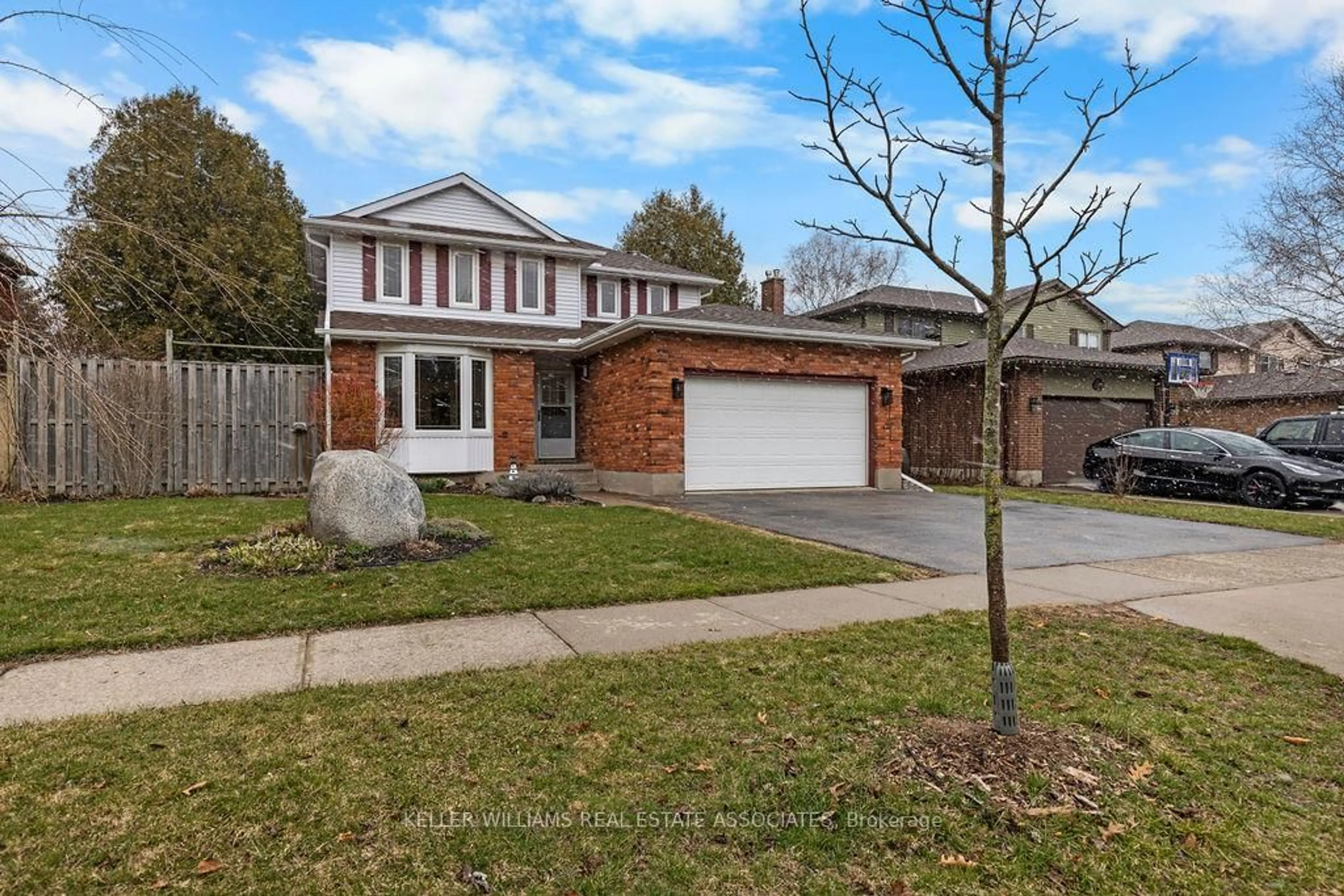 Home with brick exterior material, street for 56 Harwood Rd, Cambridge Ontario N1S 4S7