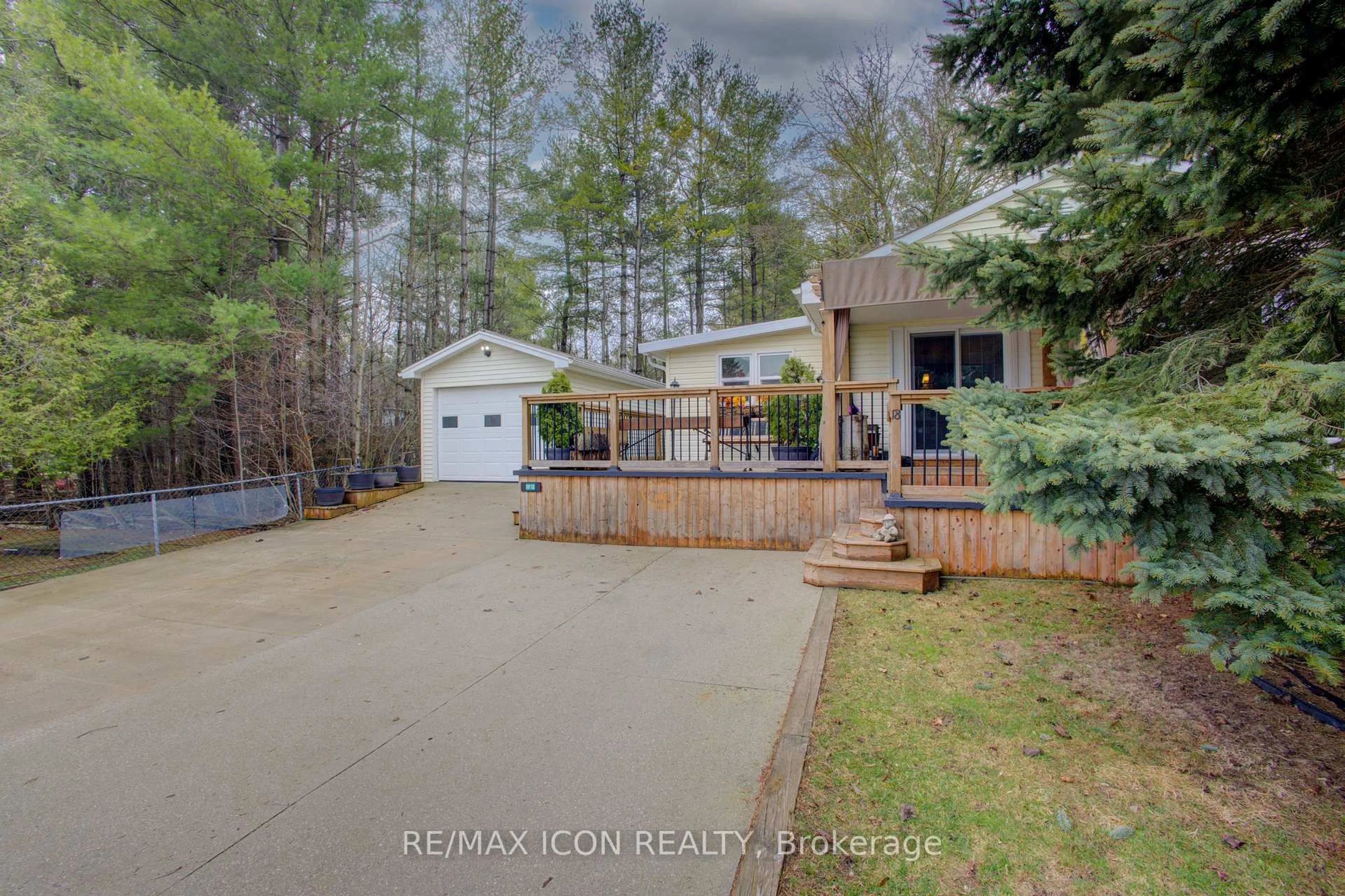 A pic from outside/outdoor area/front of a property/back of a property/a pic from drone, water/lake/river/ocean view for 18 Maple N/A, Wellington North Ontario N0G 2L0