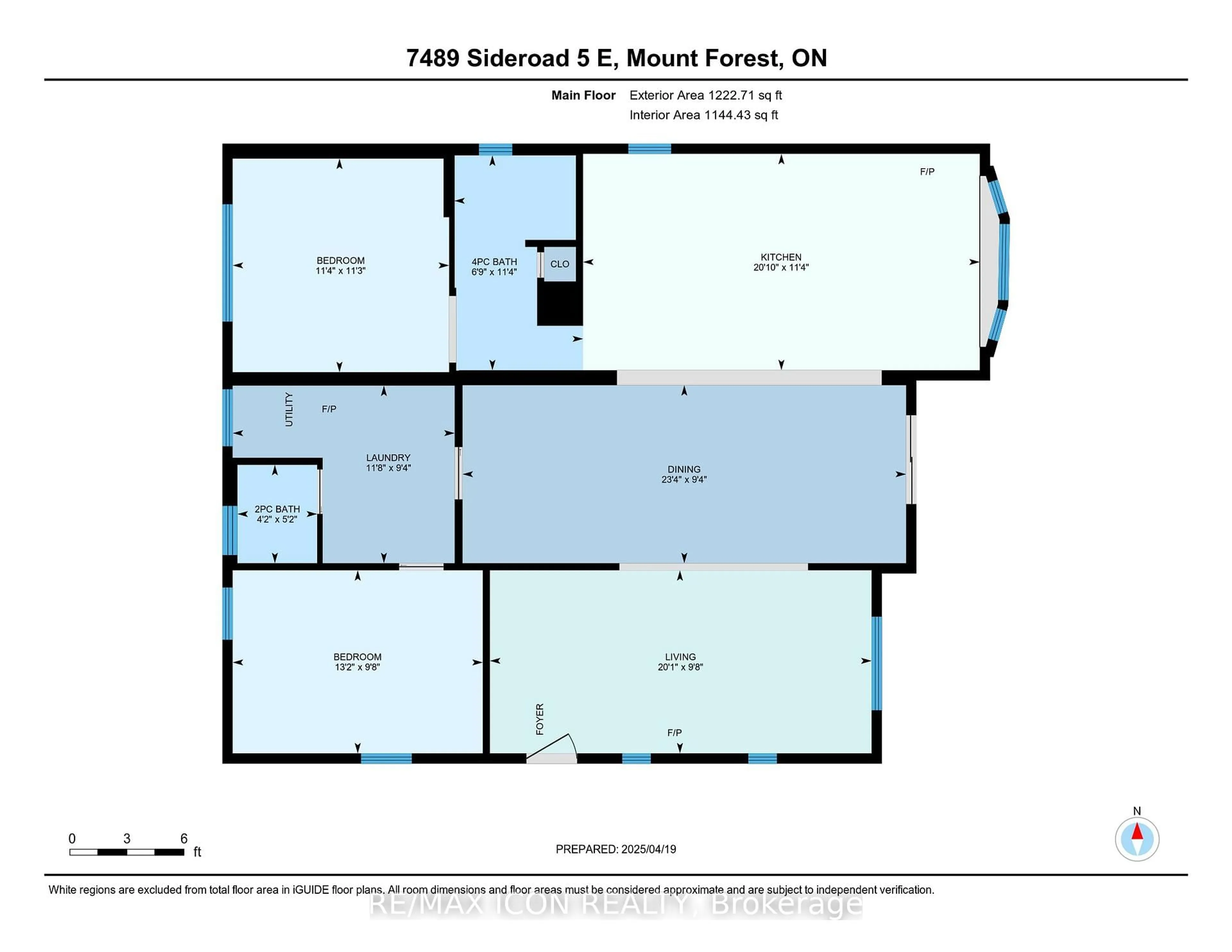 Floor plan for 18 Maple N/A, Wellington North Ontario N0G 2L0