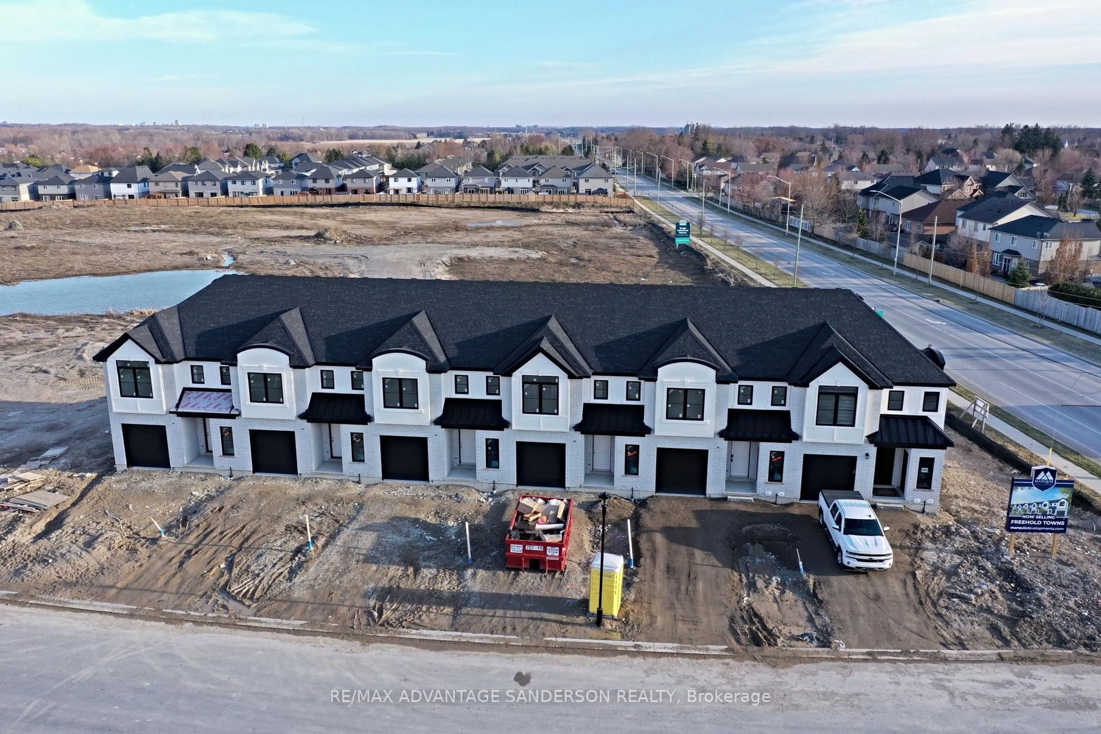 A pic from outside/outdoor area/front of a property/back of a property/a pic from drone, building for 207 Bowman Dr, Middlesex Centre Ontario N0M 2A0