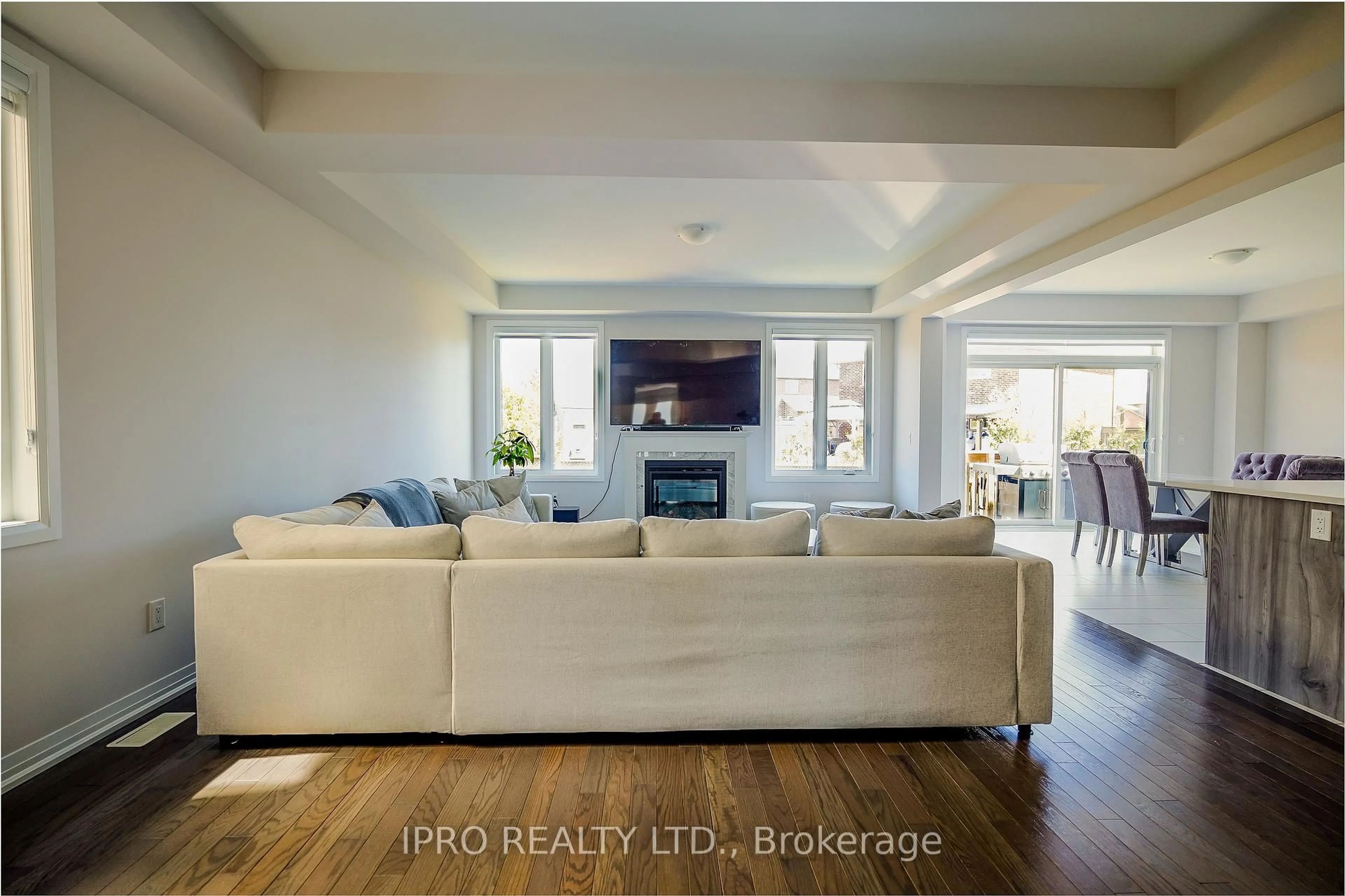 Living room with furniture, unknown for 63 Fairey Cres, Hamilton Ontario L0R 1W0