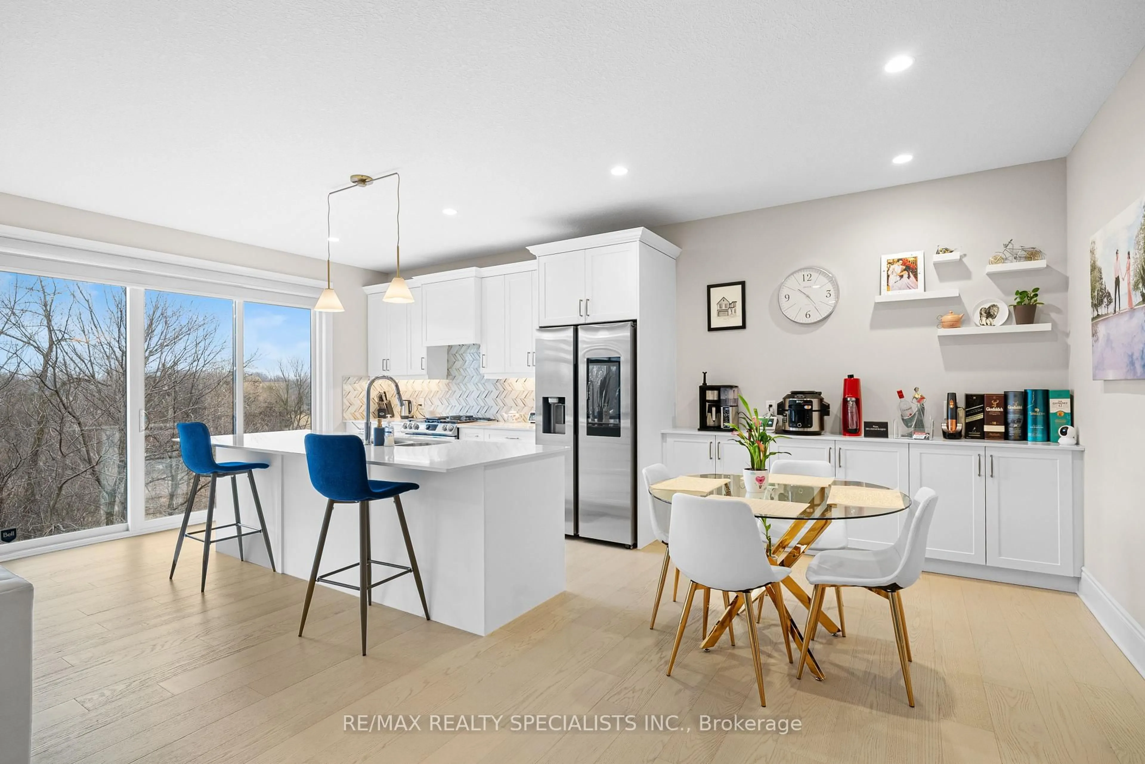 Open concept kitchen, ceramic/tile floor for 2835 Sheffield Pl #12, London Ontario N6M 0J2