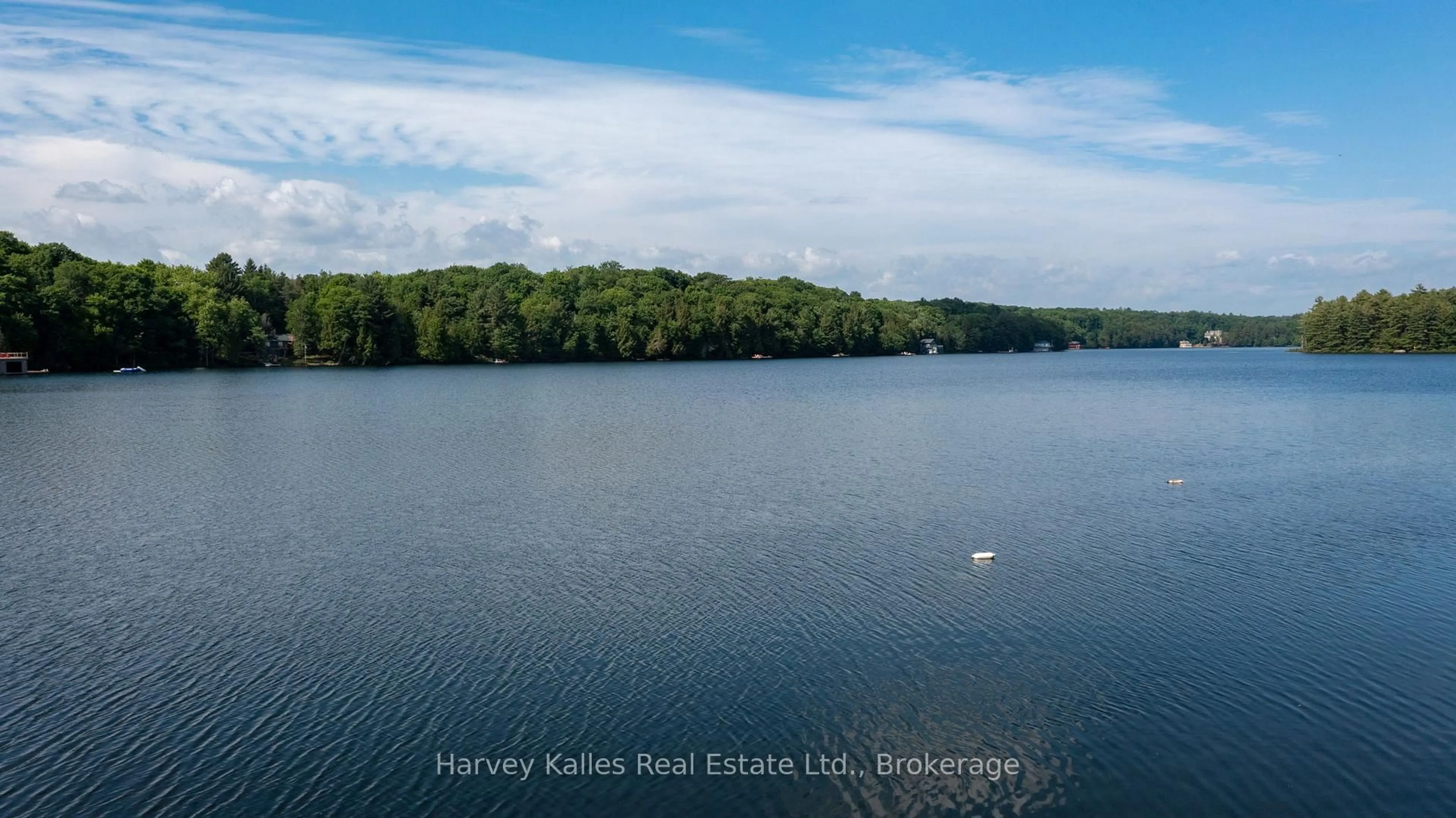 A pic from outside/outdoor area/front of a property/back of a property/a pic from drone, water/lake/river/ocean view for 1114 Bruce Lake Dr, Muskoka Lakes Ontario P0B 1G0