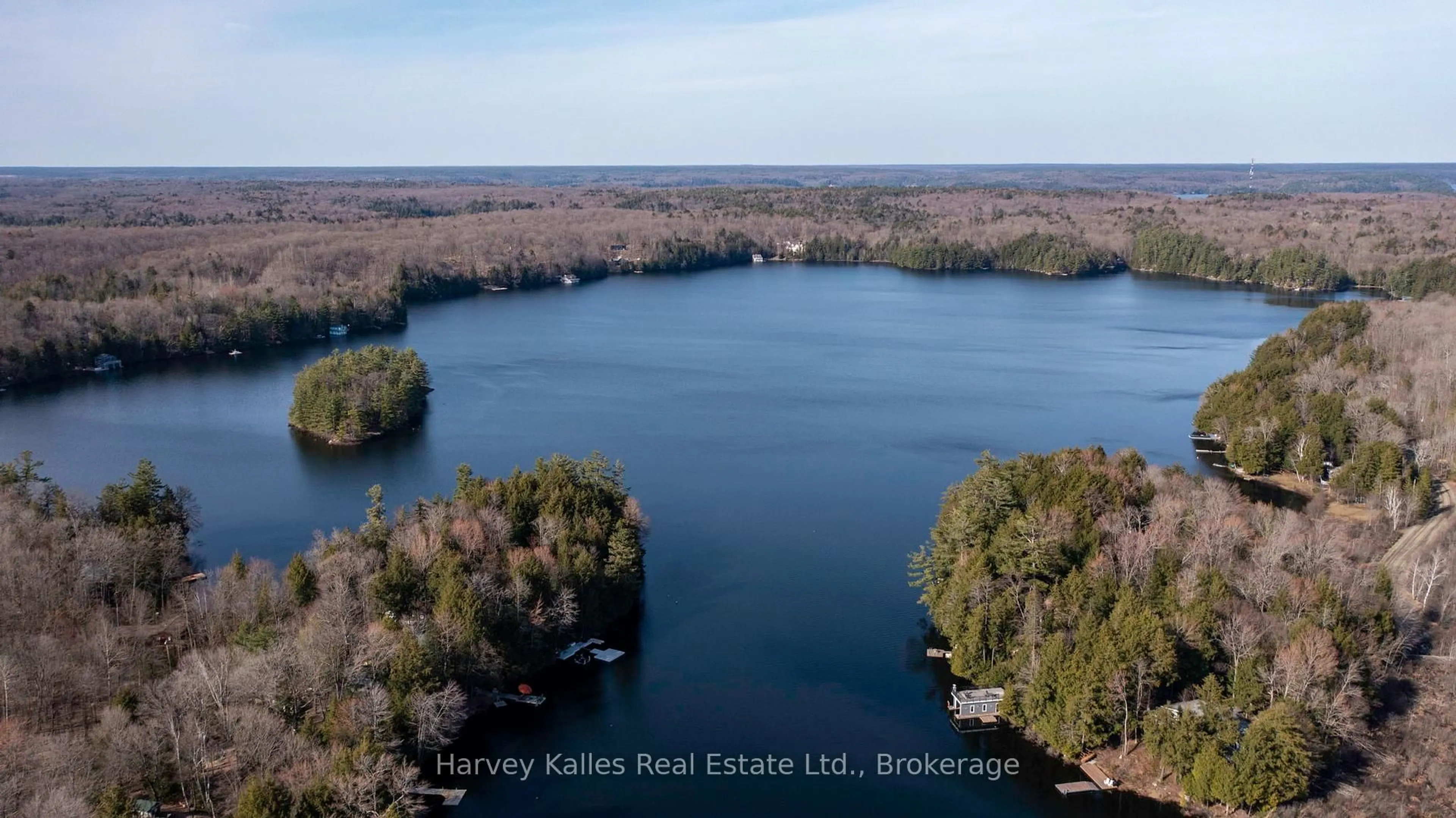 A pic from outside/outdoor area/front of a property/back of a property/a pic from drone, water/lake/river/ocean view for 1114 Bruce Lake Dr, Muskoka Lakes Ontario P0B 1G0