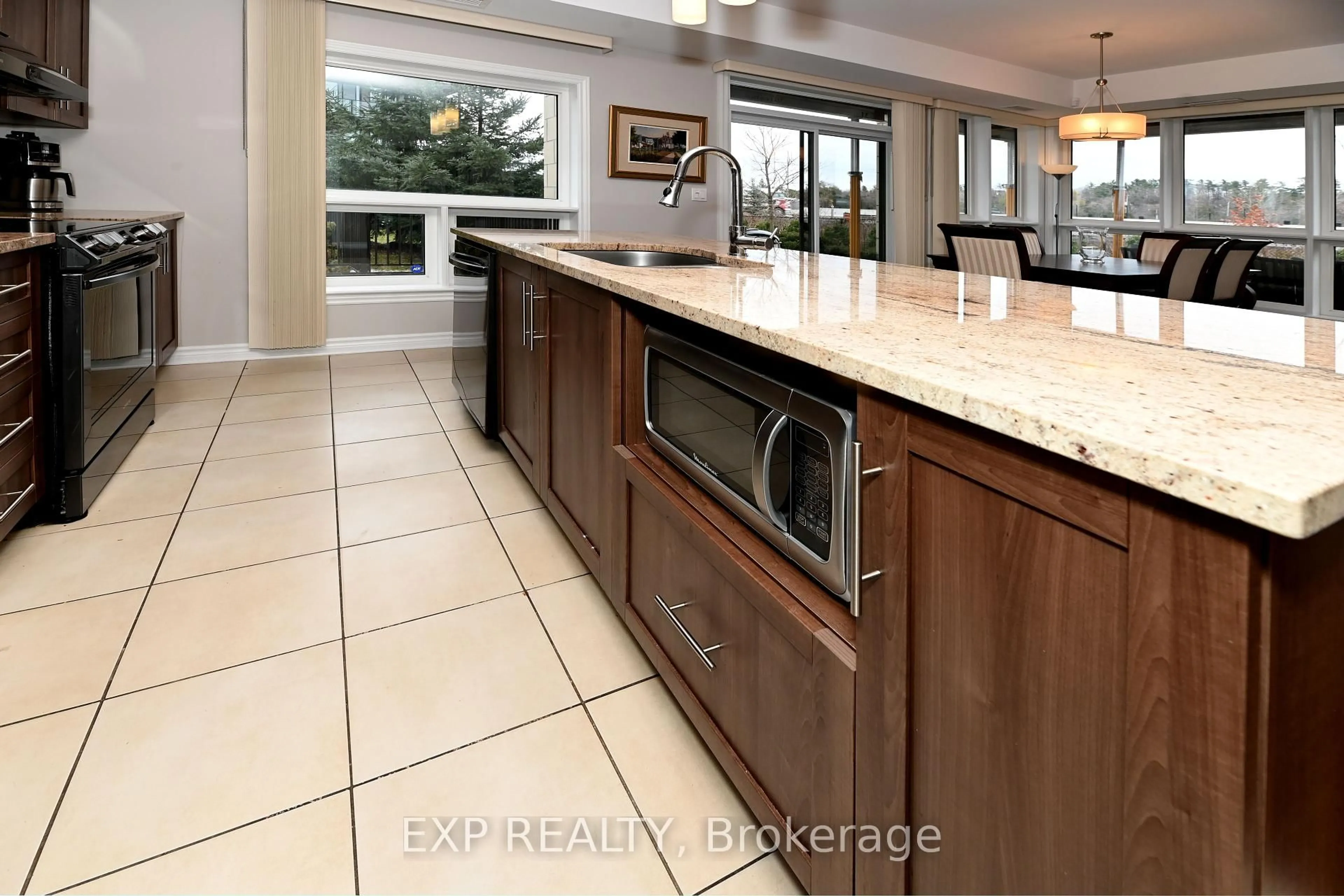 Contemporary kitchen, ceramic/tile floor for 120 Prestige Circ #101, Ottawa Ontario K4A 1B4