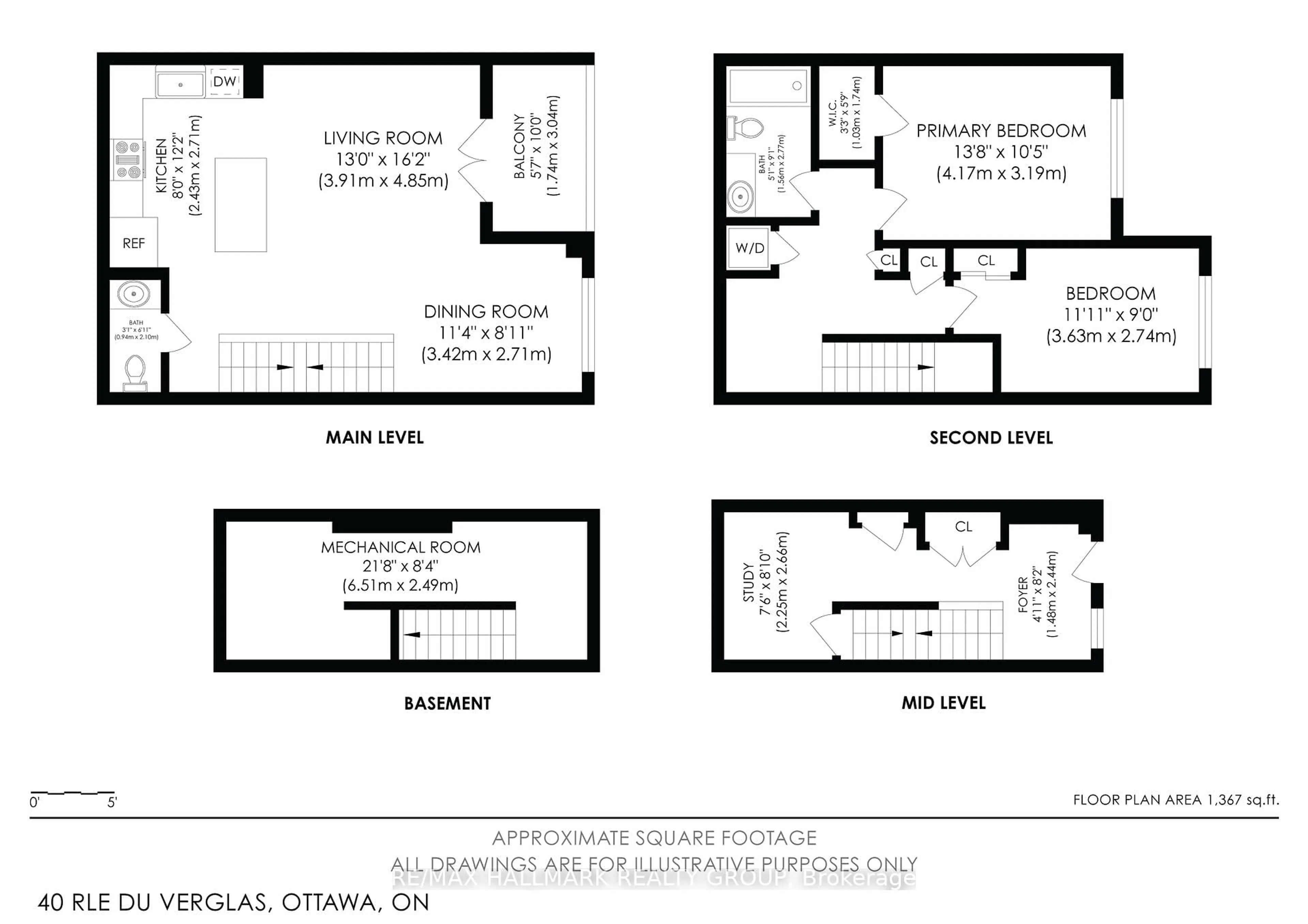 Floor plan for 40 Verglas Lane, Ottawa Ontario K1W 0R2