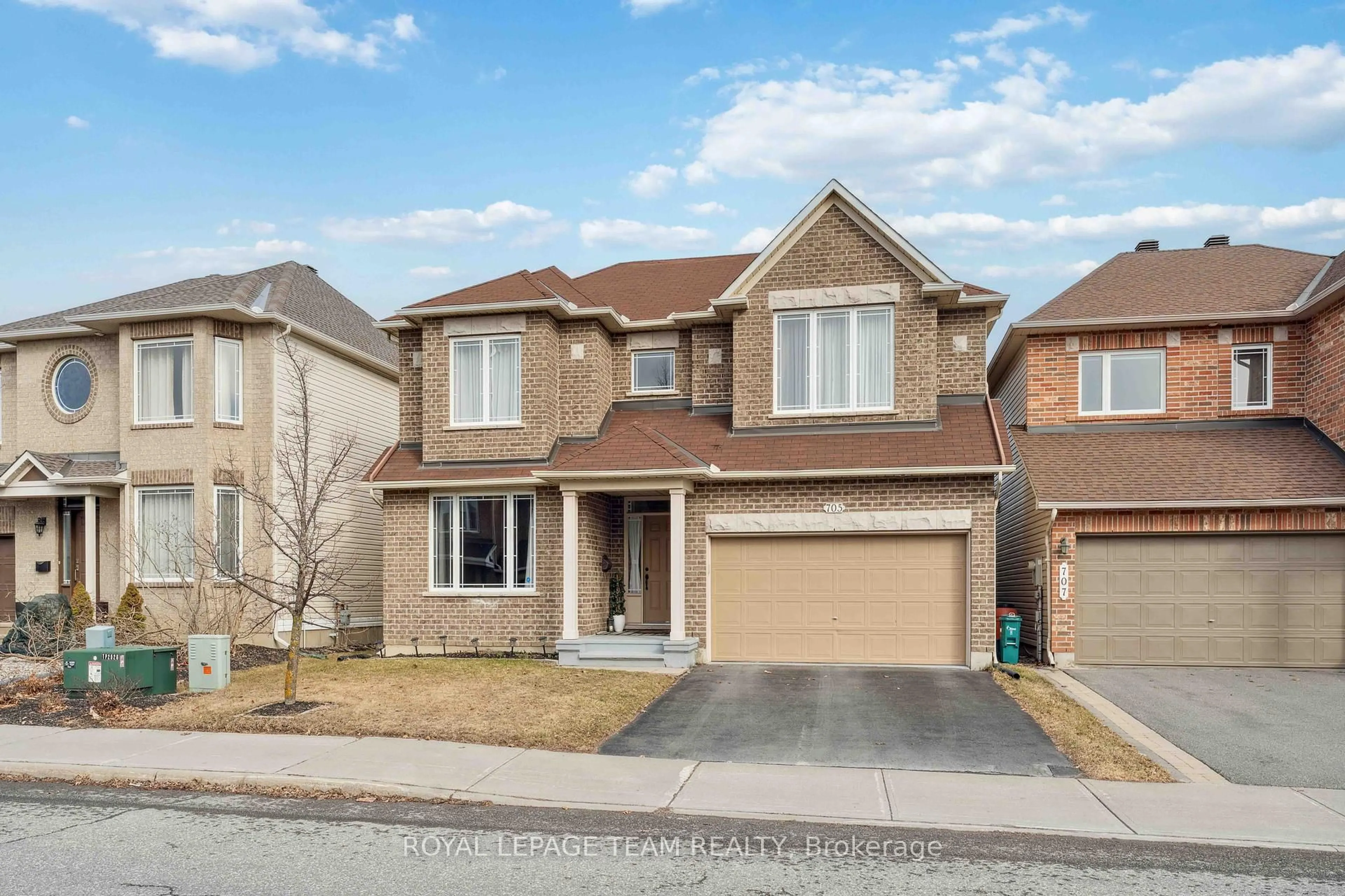 Home with brick exterior material, street for 705 Clearbrook Dr, Ottawa Ontario K2J 5P1