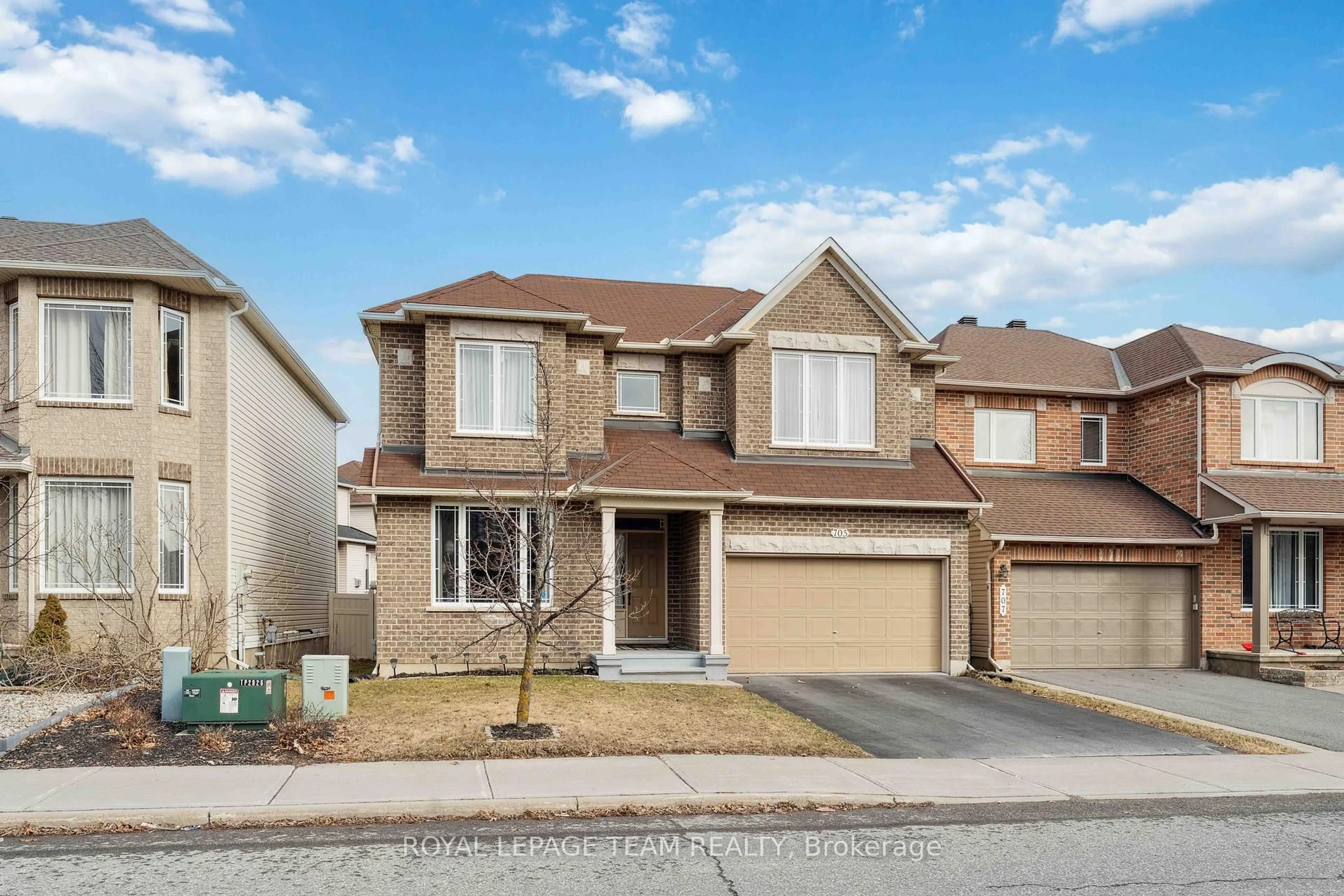 Home with brick exterior material, street for 705 Clearbrook Dr, Ottawa Ontario K2J 5P1