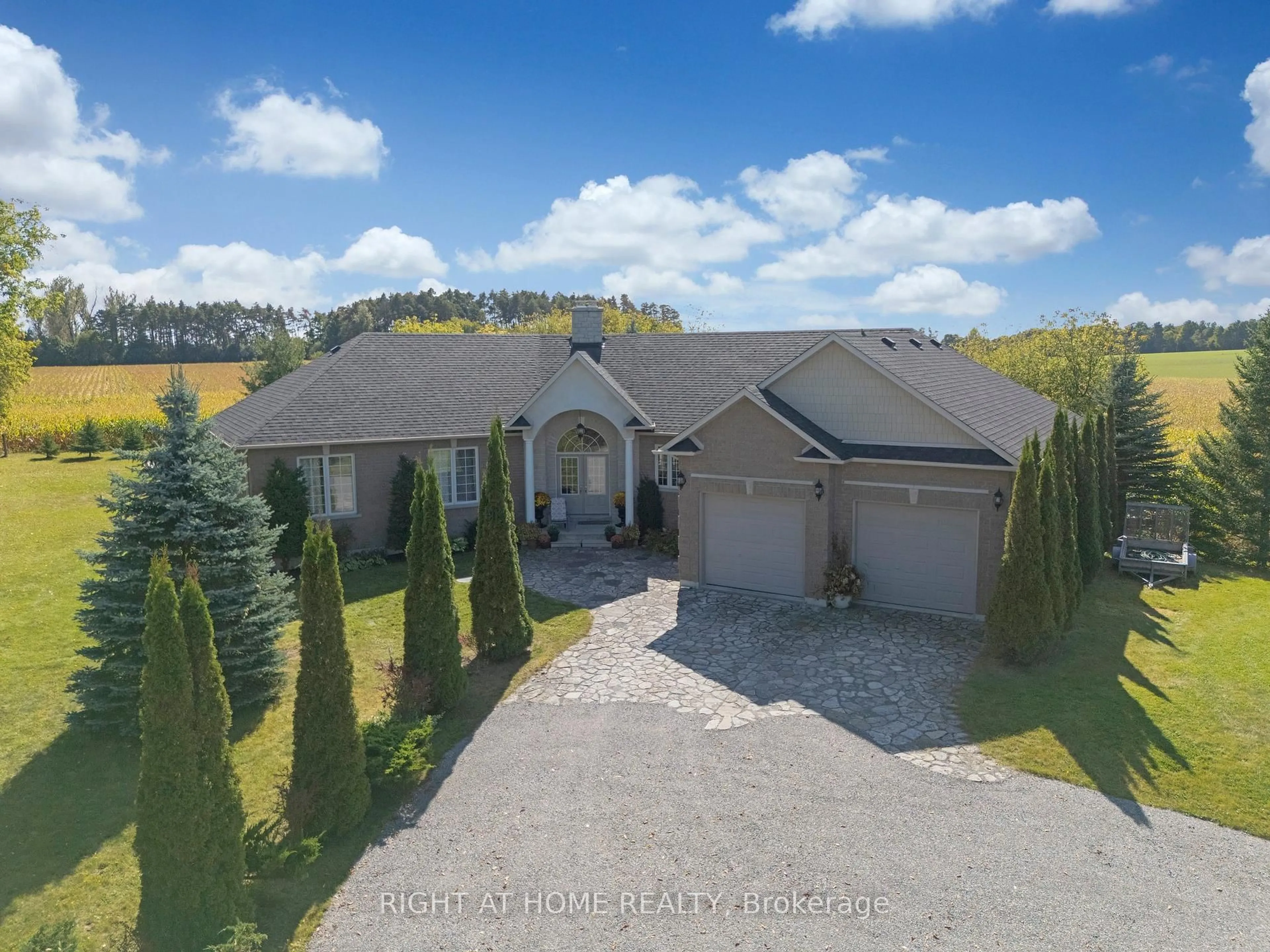 A pic from outside/outdoor area/front of a property/back of a property/a pic from drone, unknown for 148 Sugar Bush Rd, Kawartha Lakes Ontario L0B 1L0
