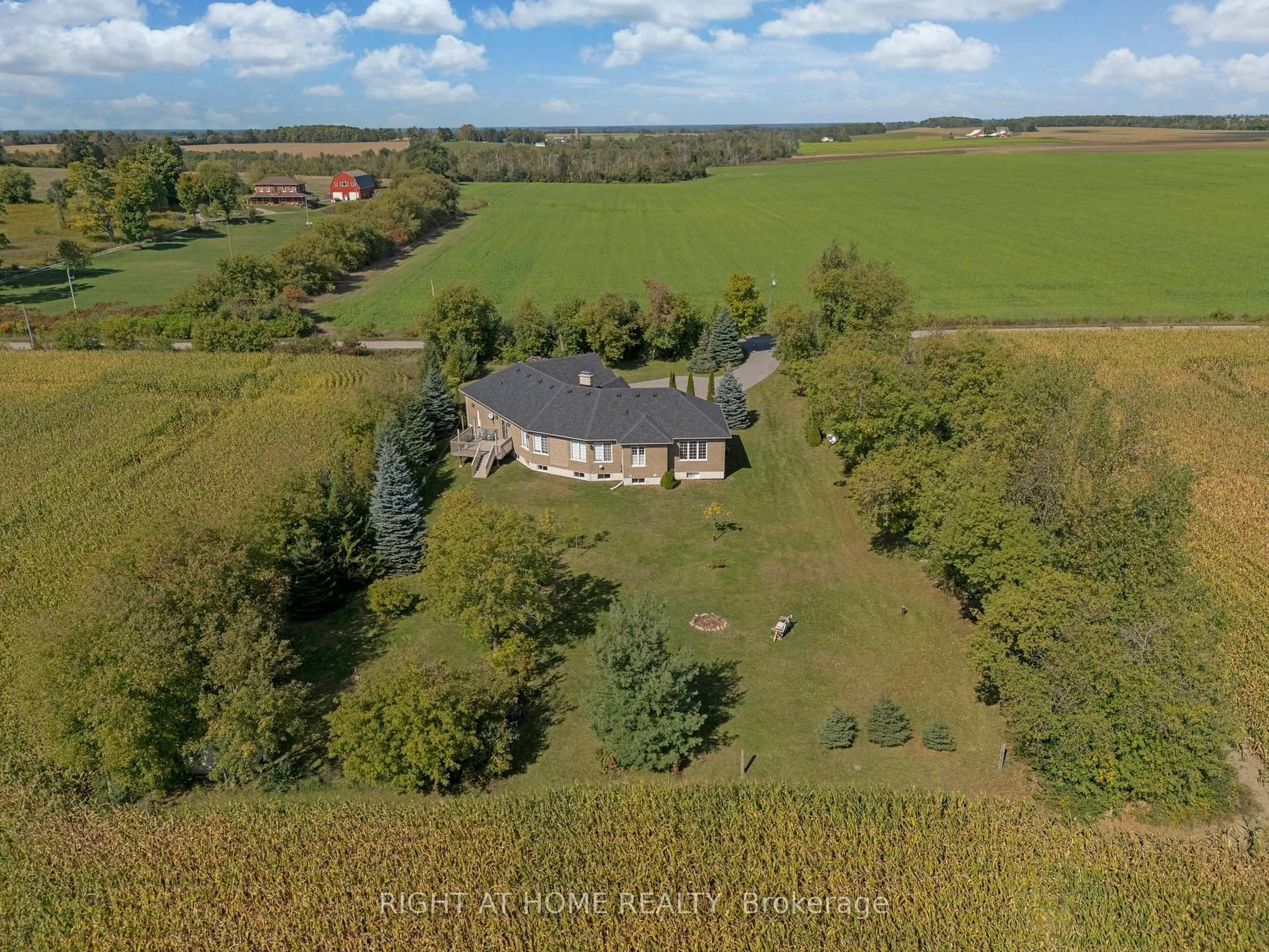 A pic from outside/outdoor area/front of a property/back of a property/a pic from drone, building for 148 Sugar Bush Rd, Kawartha Lakes Ontario L0B 1L0