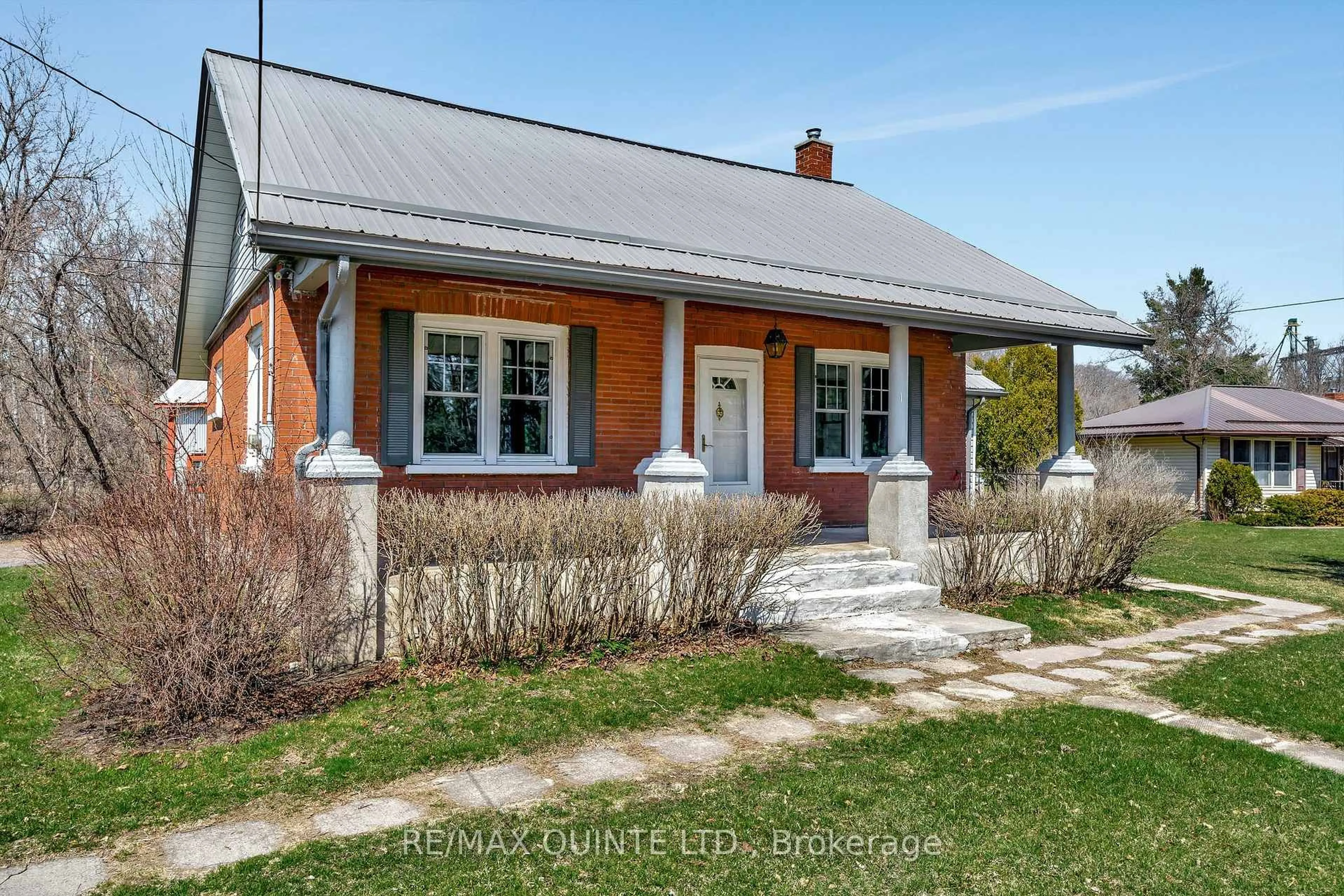 Home with brick exterior material, street for 18178 Telephone Rd, Ingleside Ontario K8V 5P4