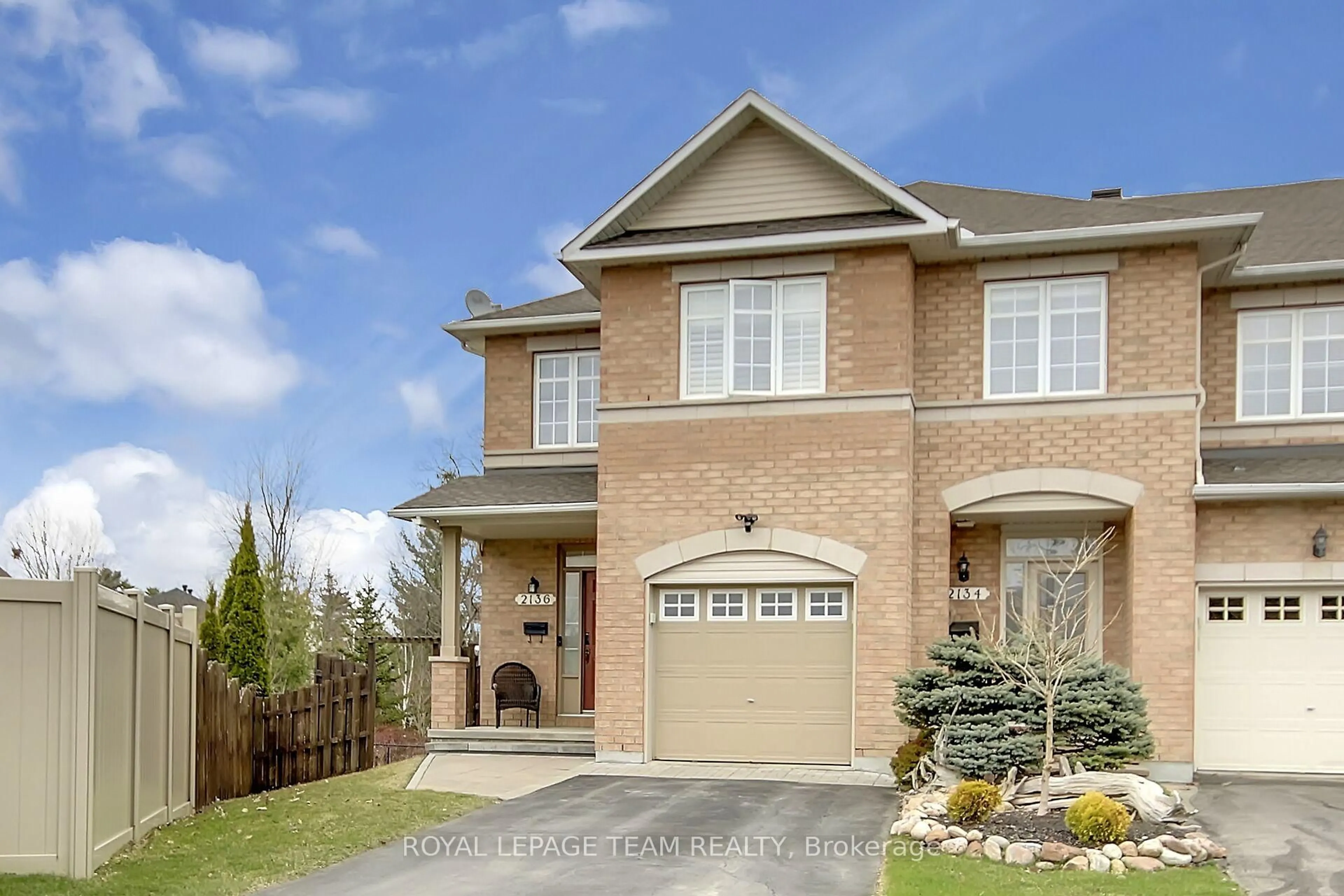 Home with brick exterior material, street for 2136 Bergamot Circ, Ottawa Ontario K4A 4R4