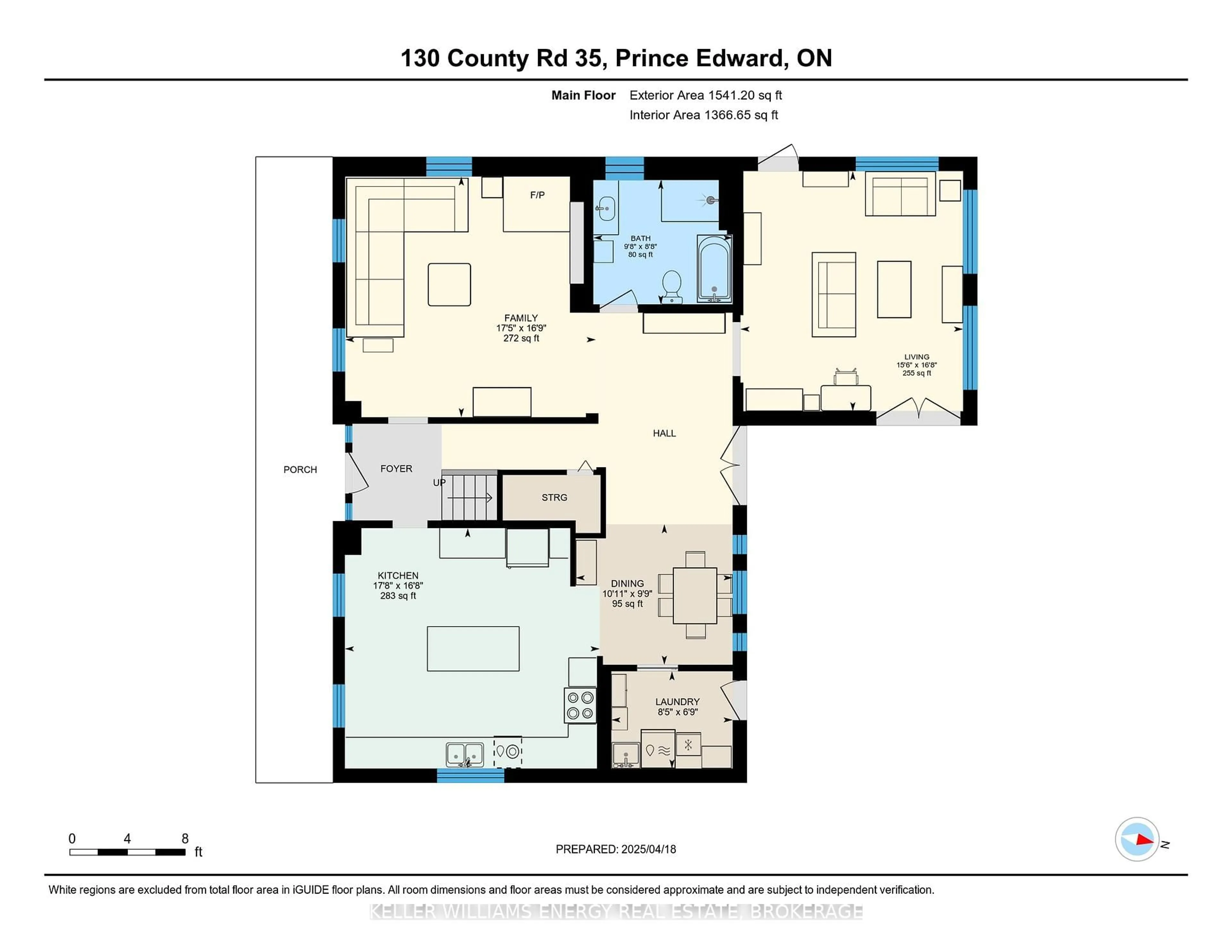Floor plan for 130 County 35 Rd, Prince Edward County Ontario K0K 2T0