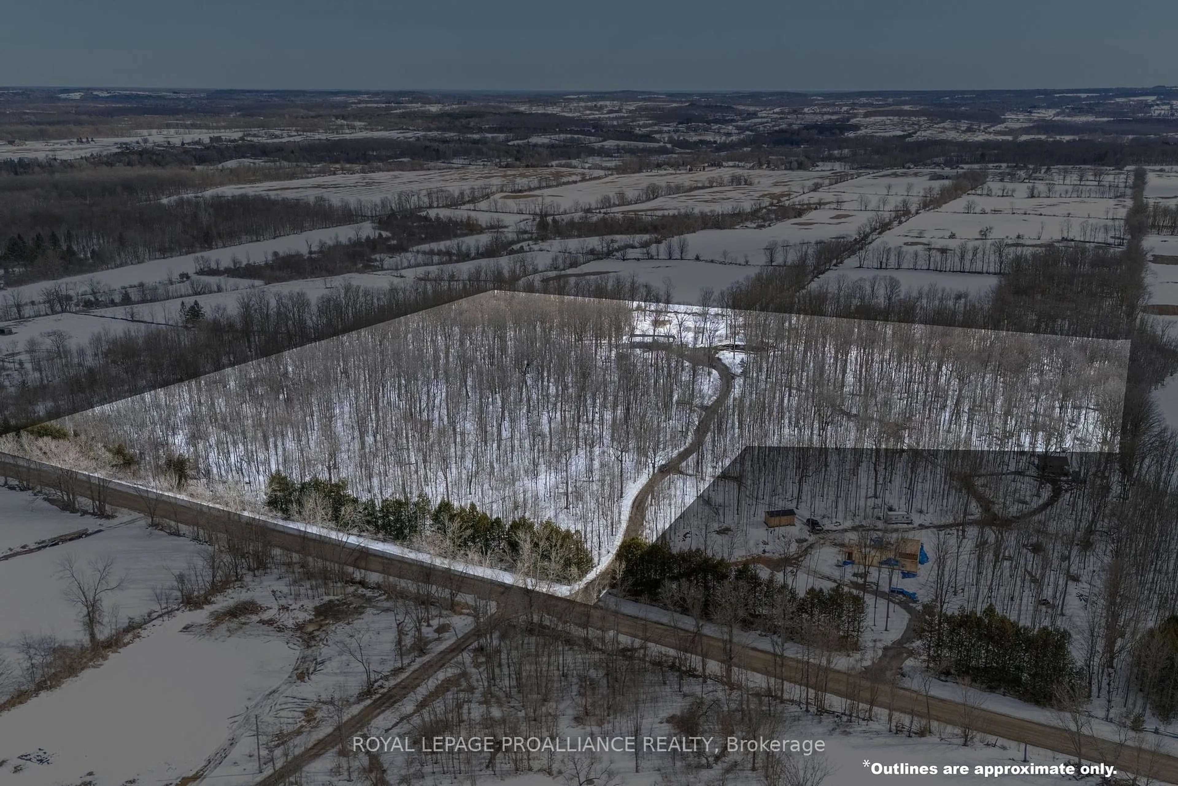 A pic from outside/outdoor area/front of a property/back of a property/a pic from drone, forest/trees view for 726 SARLES Rd, Stirling Ontario K0K 3E0