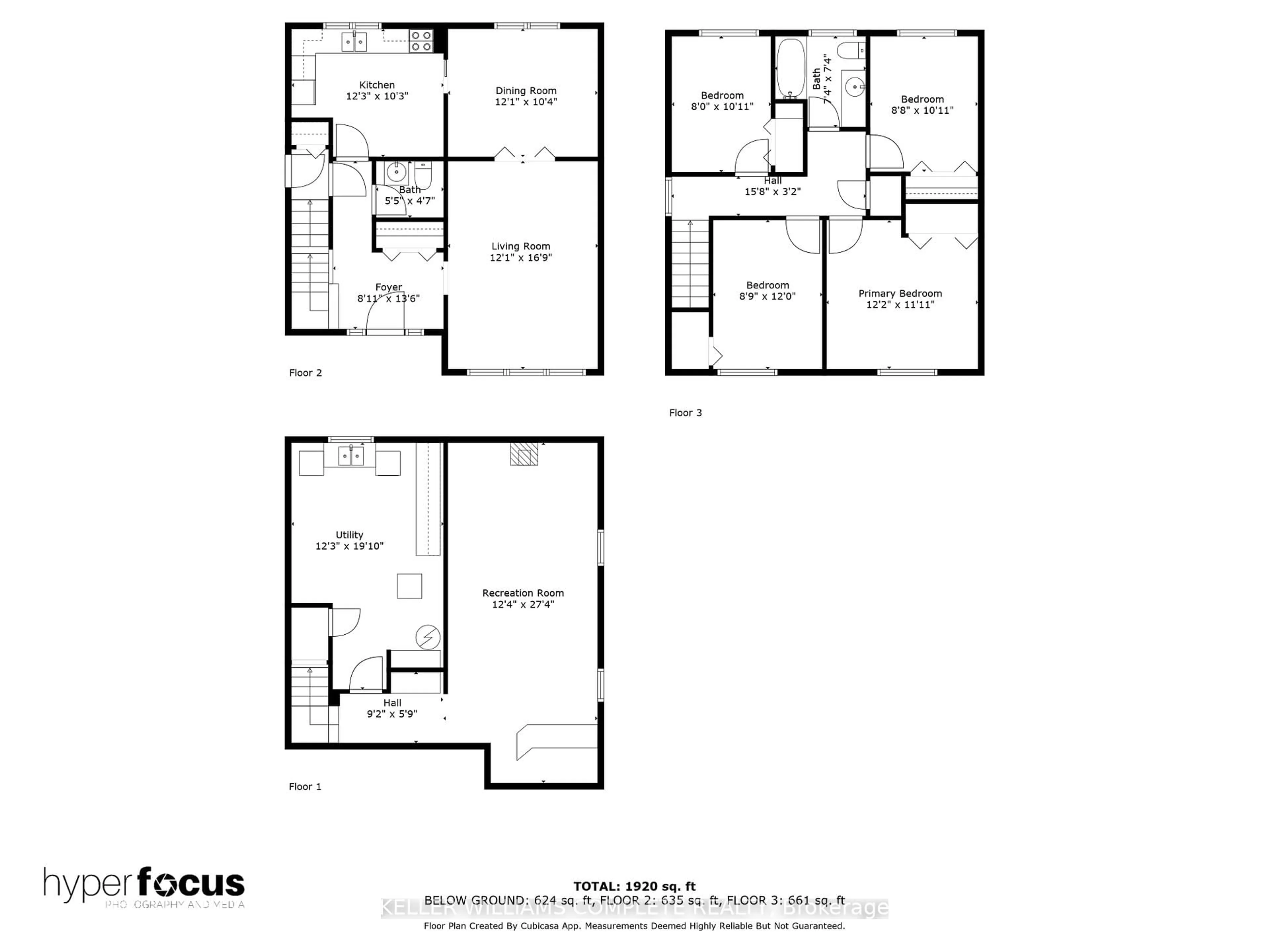 Floor plan for 20 Ramsgate Dr, Hamilton Ontario L8G 3V5