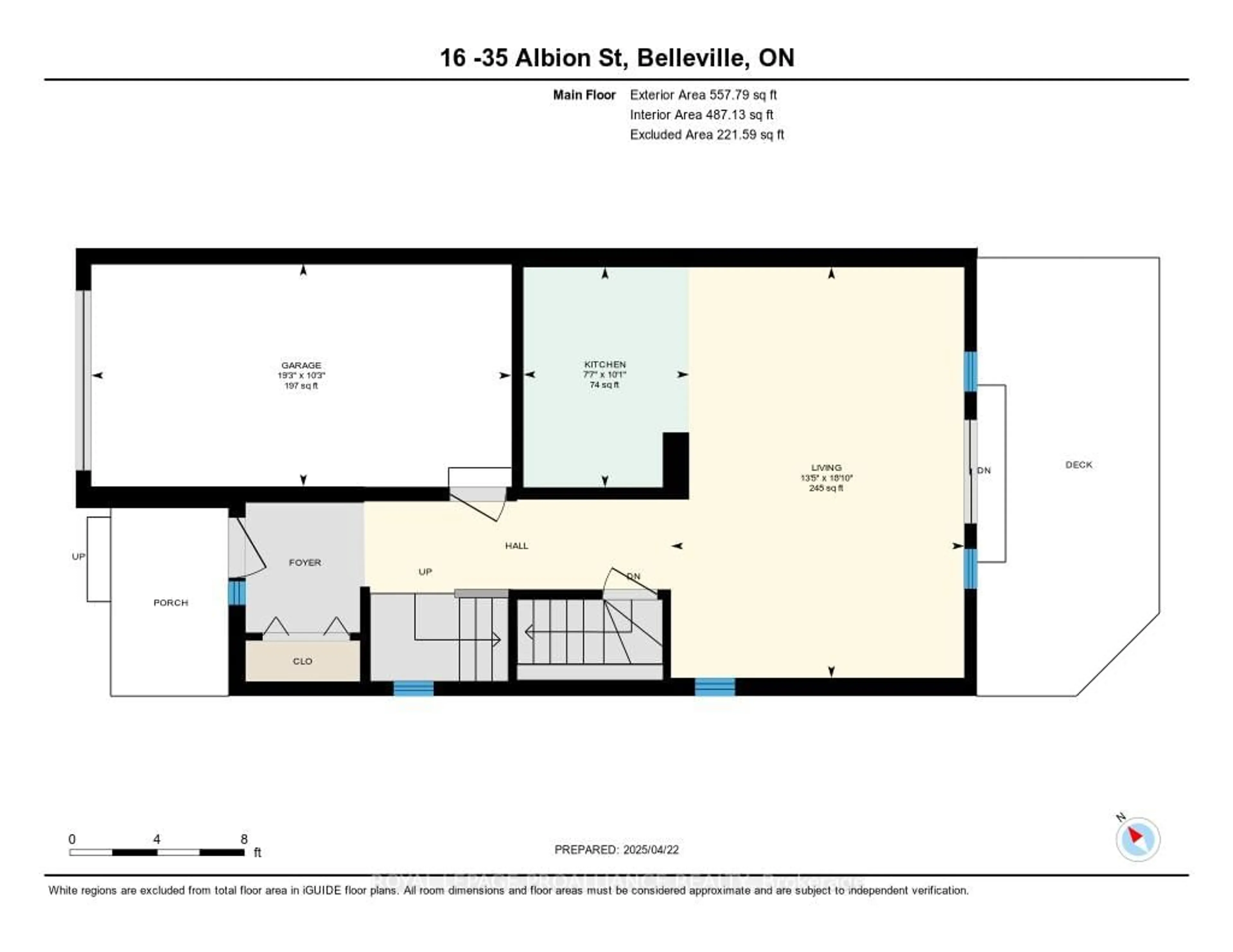 Floor plan for 35 Albion St #16, Belleville Ontario K8N 5Y8