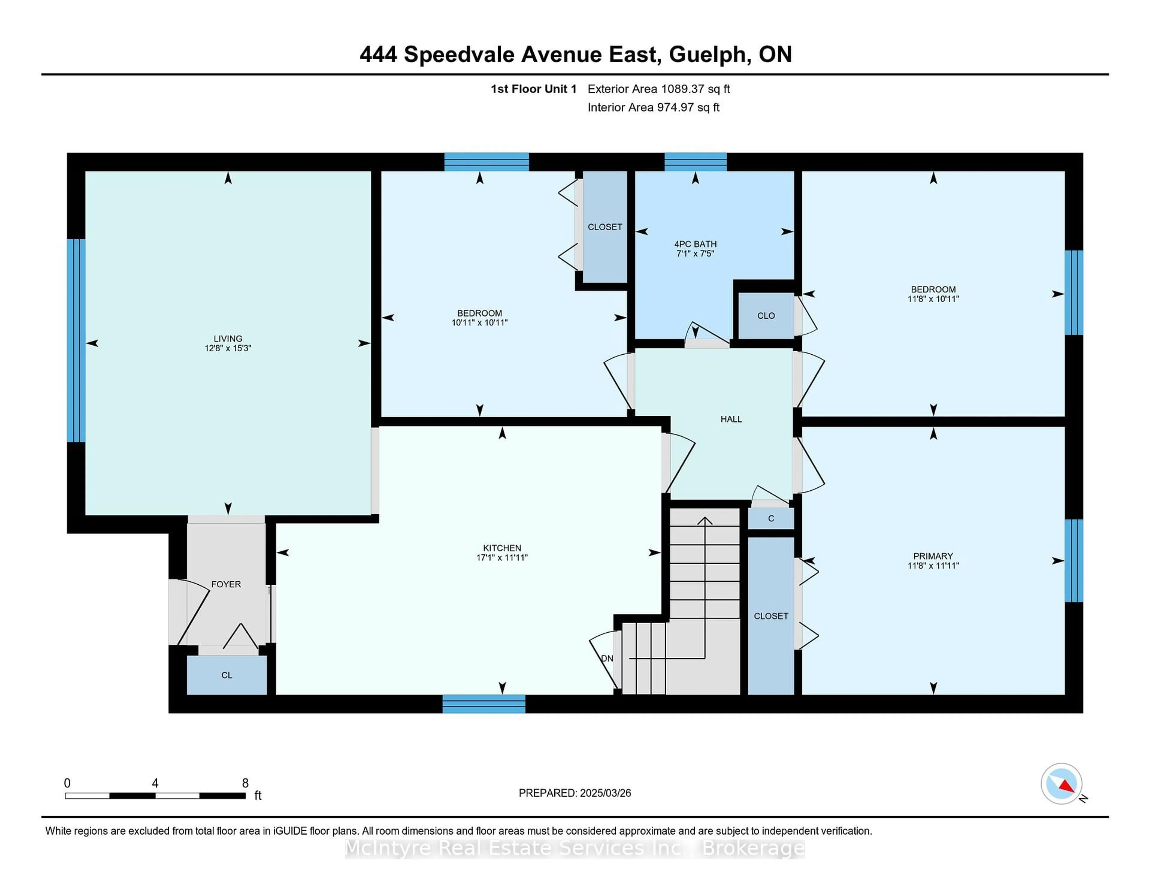 Floor plan for 444 Speedvale Ave, Guelph Ontario N1E 1P1