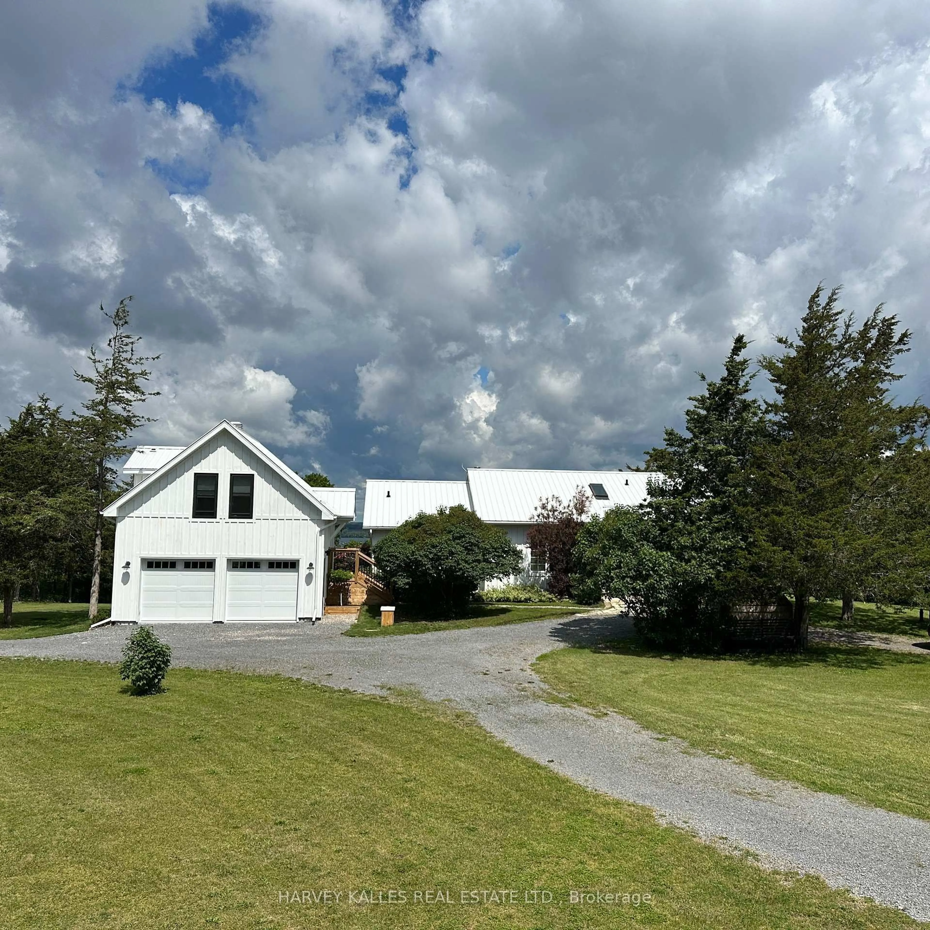 A pic from outside/outdoor area/front of a property/back of a property/a pic from drone, unknown for 2992 County Rd 7 Rd, Prince Edward County Ontario K0K 2T0