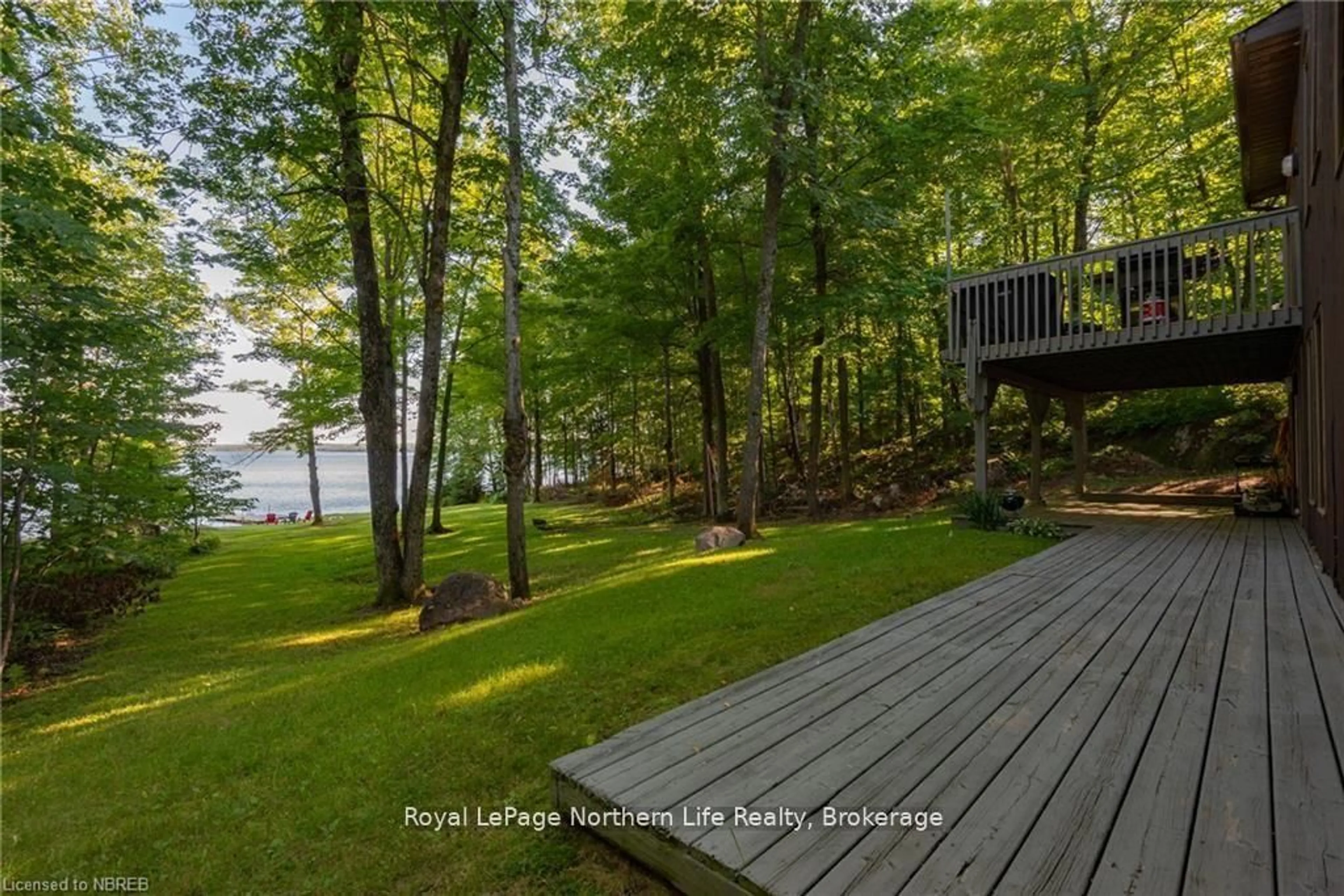 Patio, water/lake/river/ocean view for 272 Waukegan Rd, East Ferris Ontario P0H 1K0