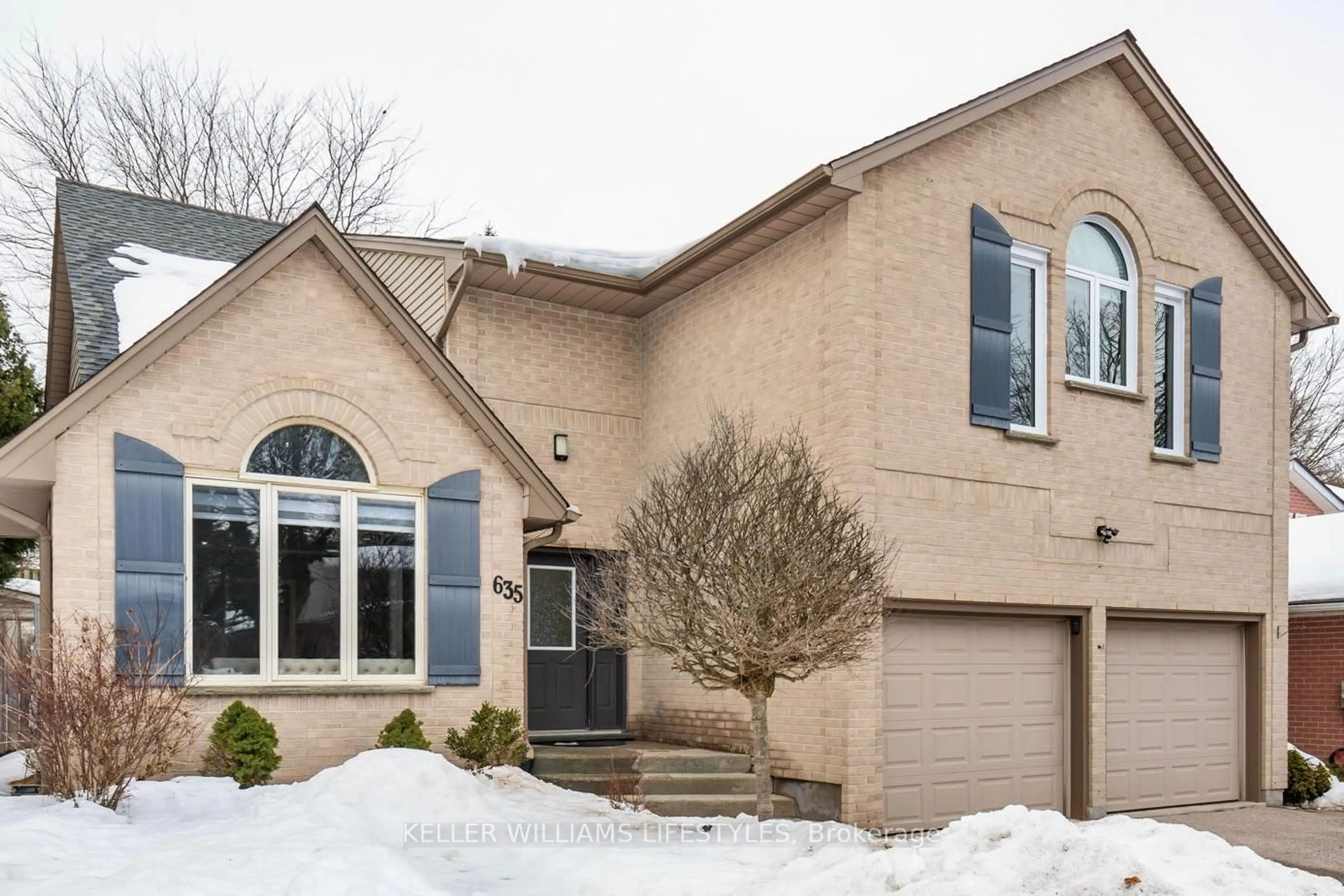 Home with brick exterior material, street for 635 Grand View Ave, London South Ontario N6K 3G1