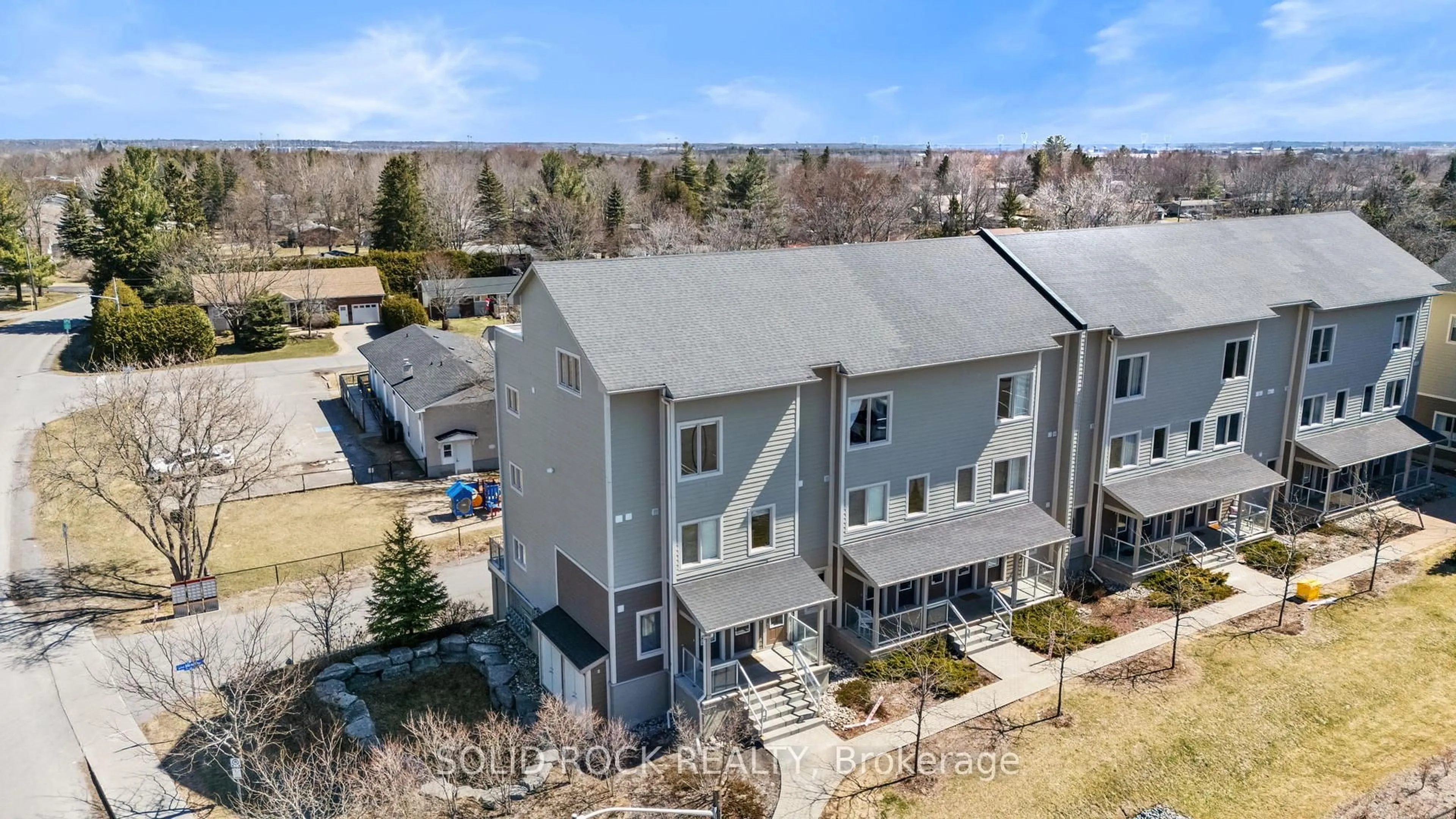 A pic from outside/outdoor area/front of a property/back of a property/a pic from drone, unknown for 22 Meach Private, Stittsville Ontario K2S 0T8