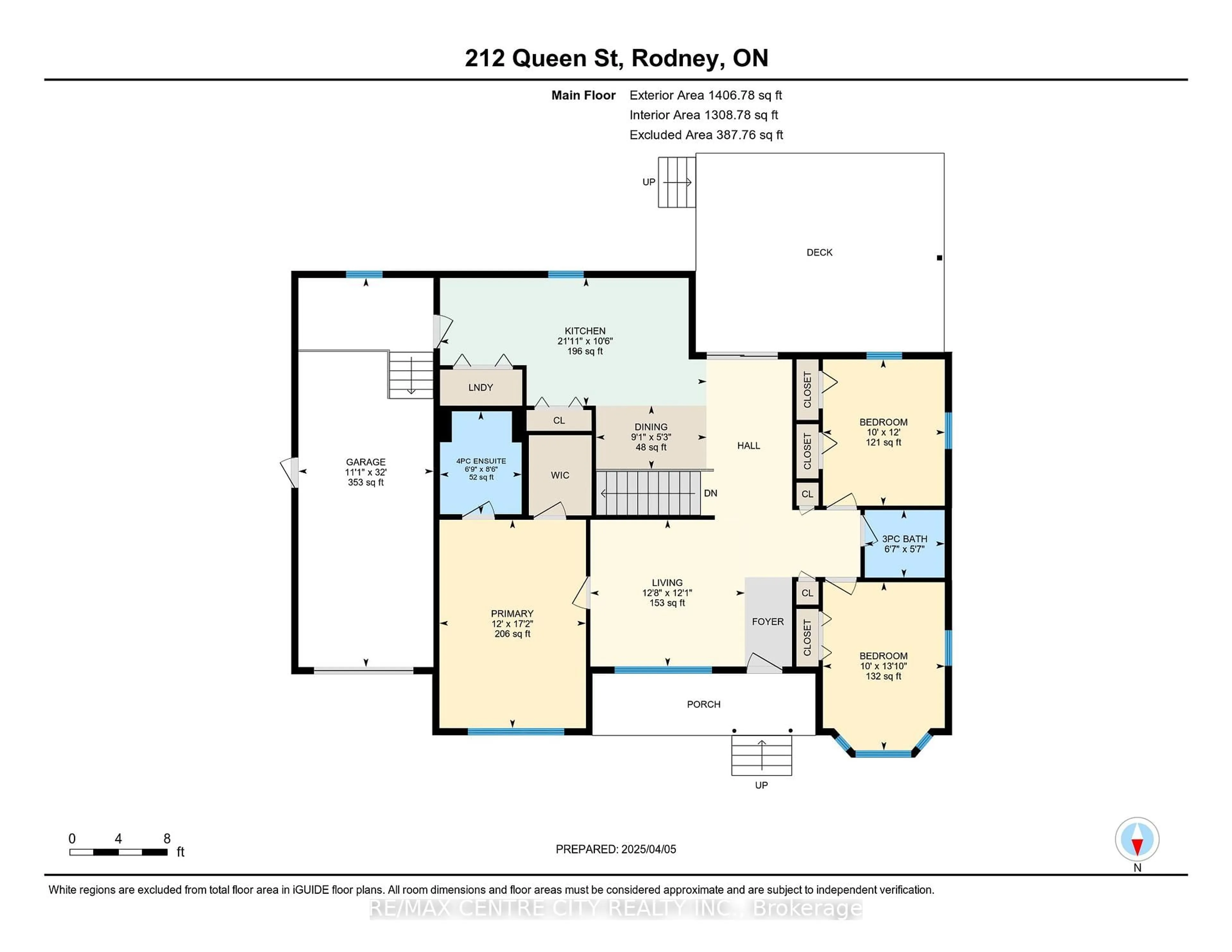 Floor plan for 212 QUEEN St, West Elgin Ontario N0L 2C0