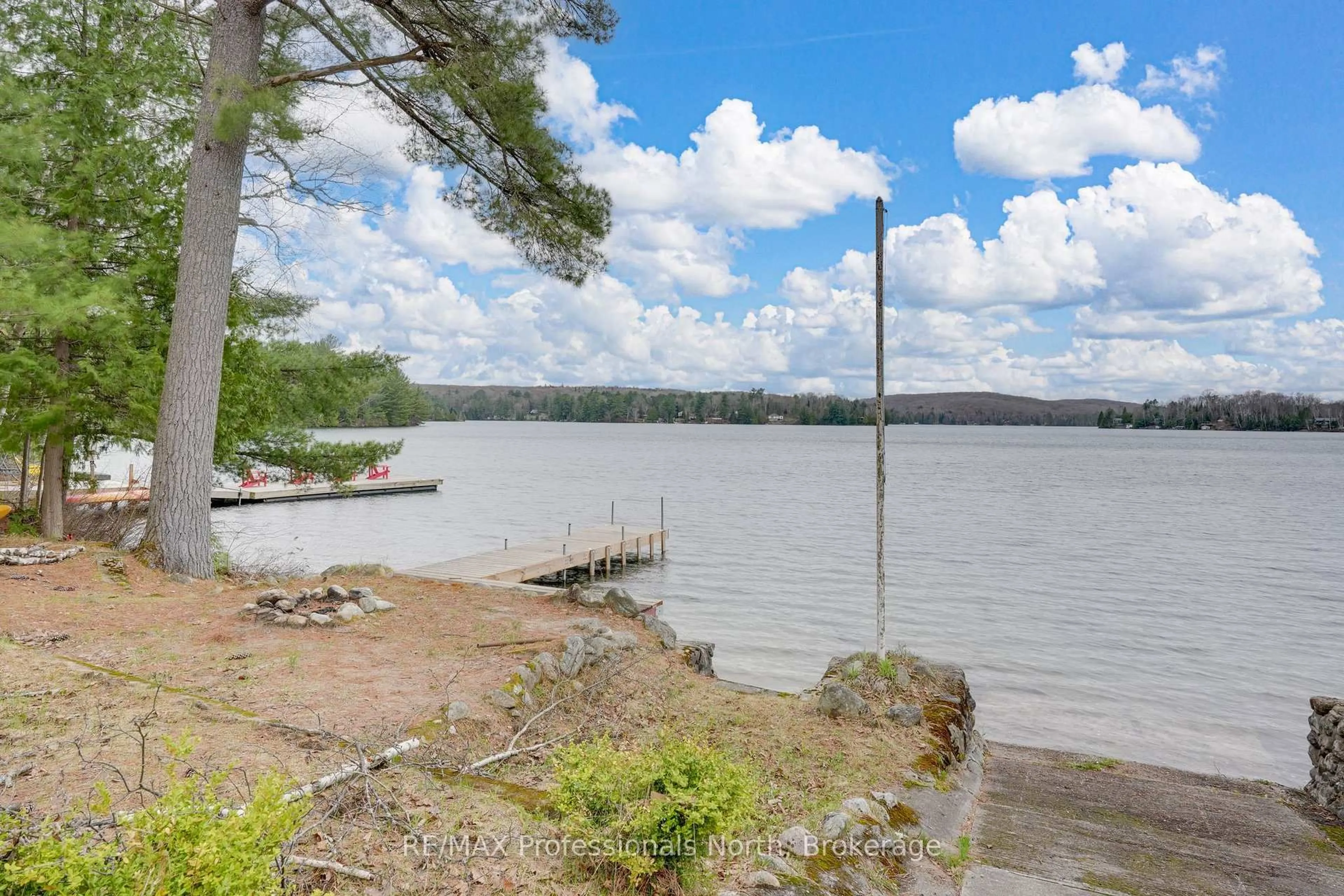 Patio, water/lake/river/ocean view for 28 Wildwood Lane, Perry Ontario P0A 1J0