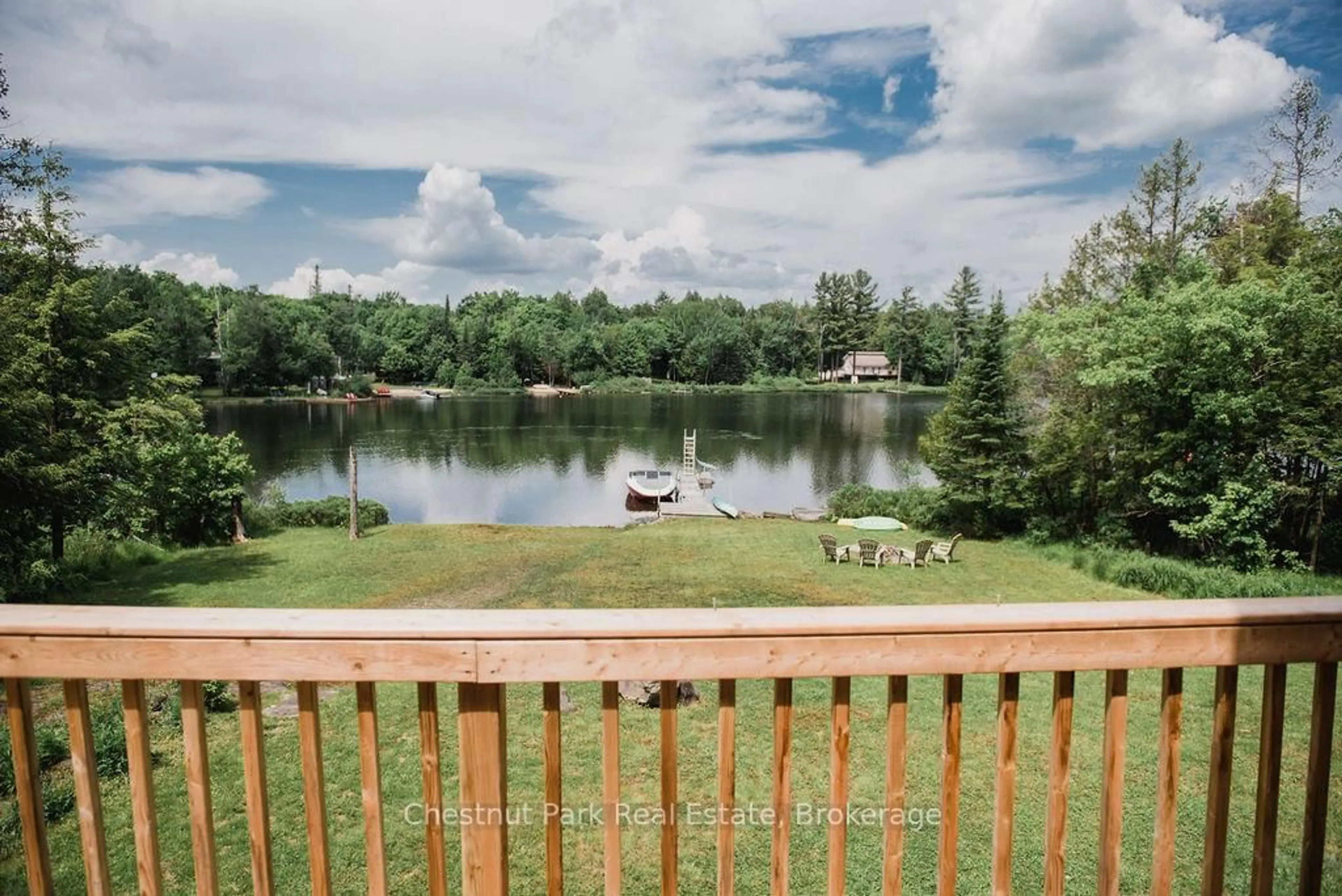 Patio, water/lake/river/ocean view for 893 Relative Rd, Armour Ontario P0A 1C0
