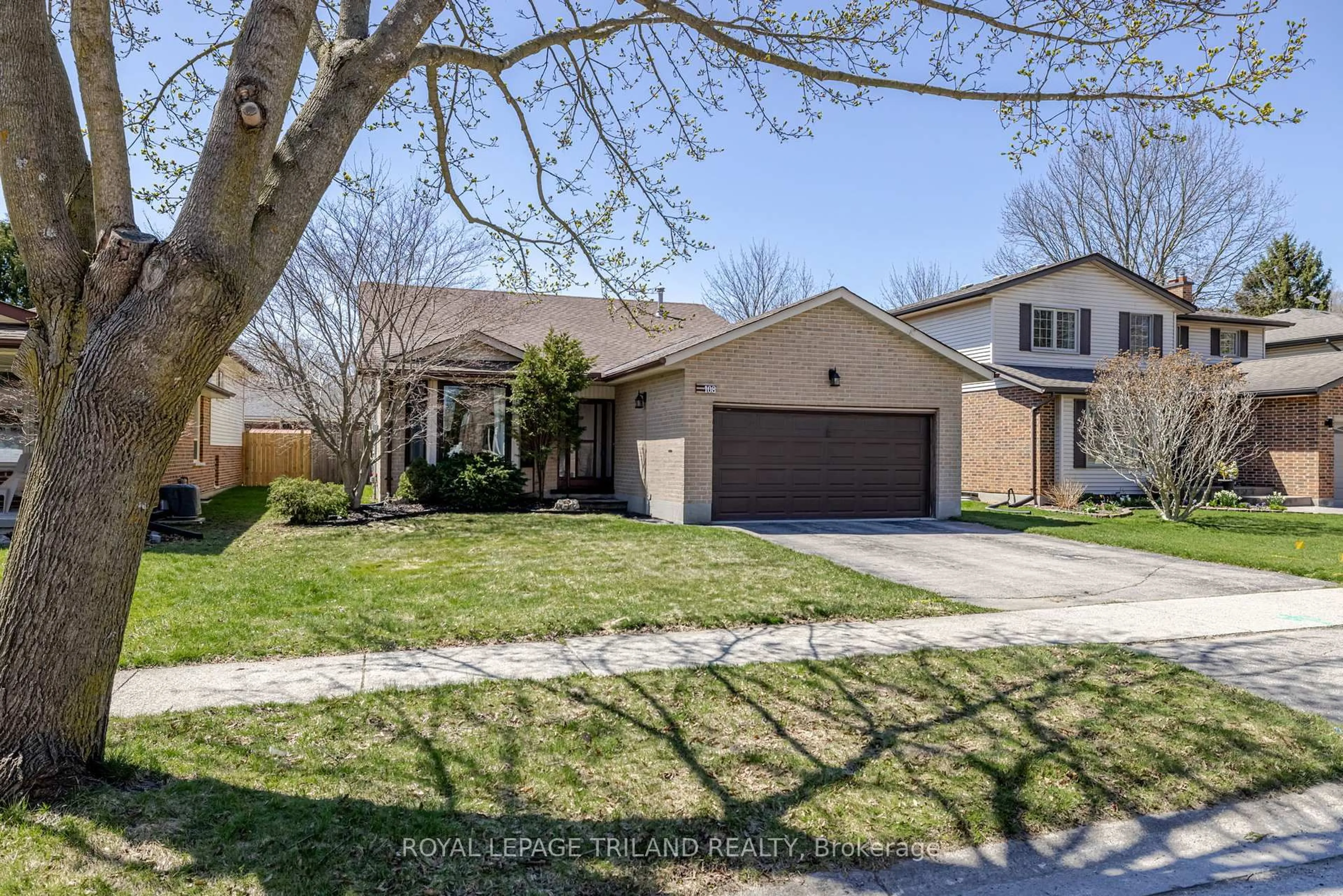 Home with brick exterior material, street for 108 Midale Cres, London North Ontario N5X 3C4