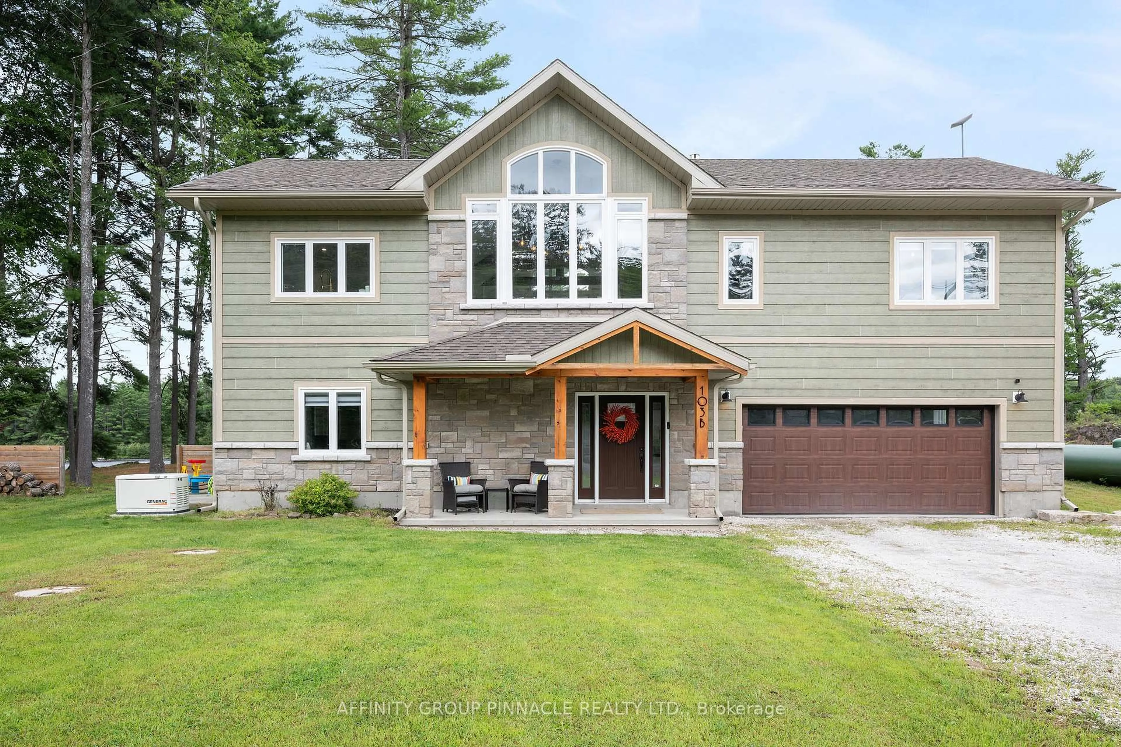 Home with brick exterior material, unknown for 103B Carriage Landing Rd, Haley Station Ontario K0J 1Y0