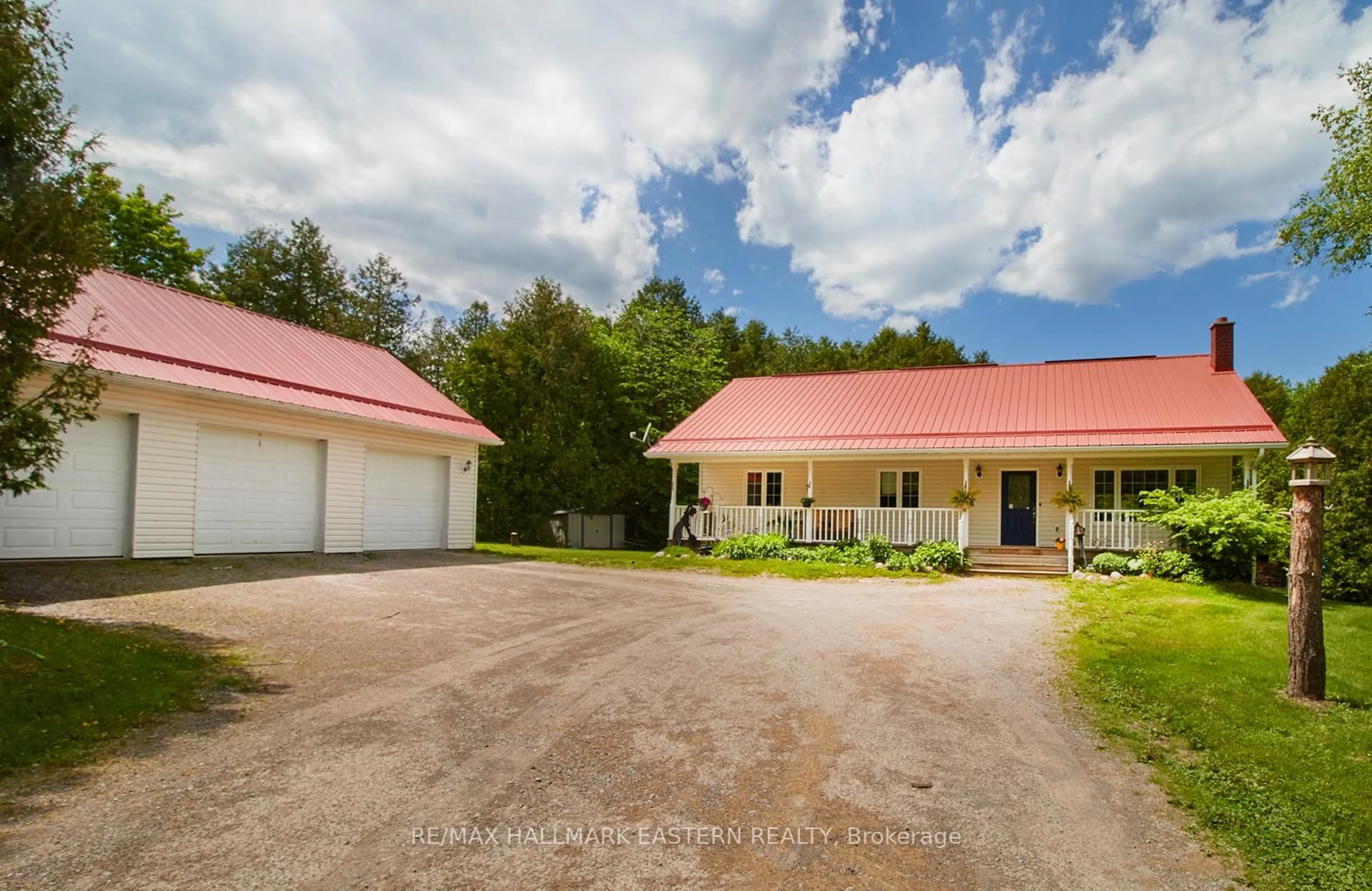 A pic from outside/outdoor area/front of a property/back of a property/a pic from drone, building for 664 Syer Line, Cavan Monaghan Ontario K0L 1V0