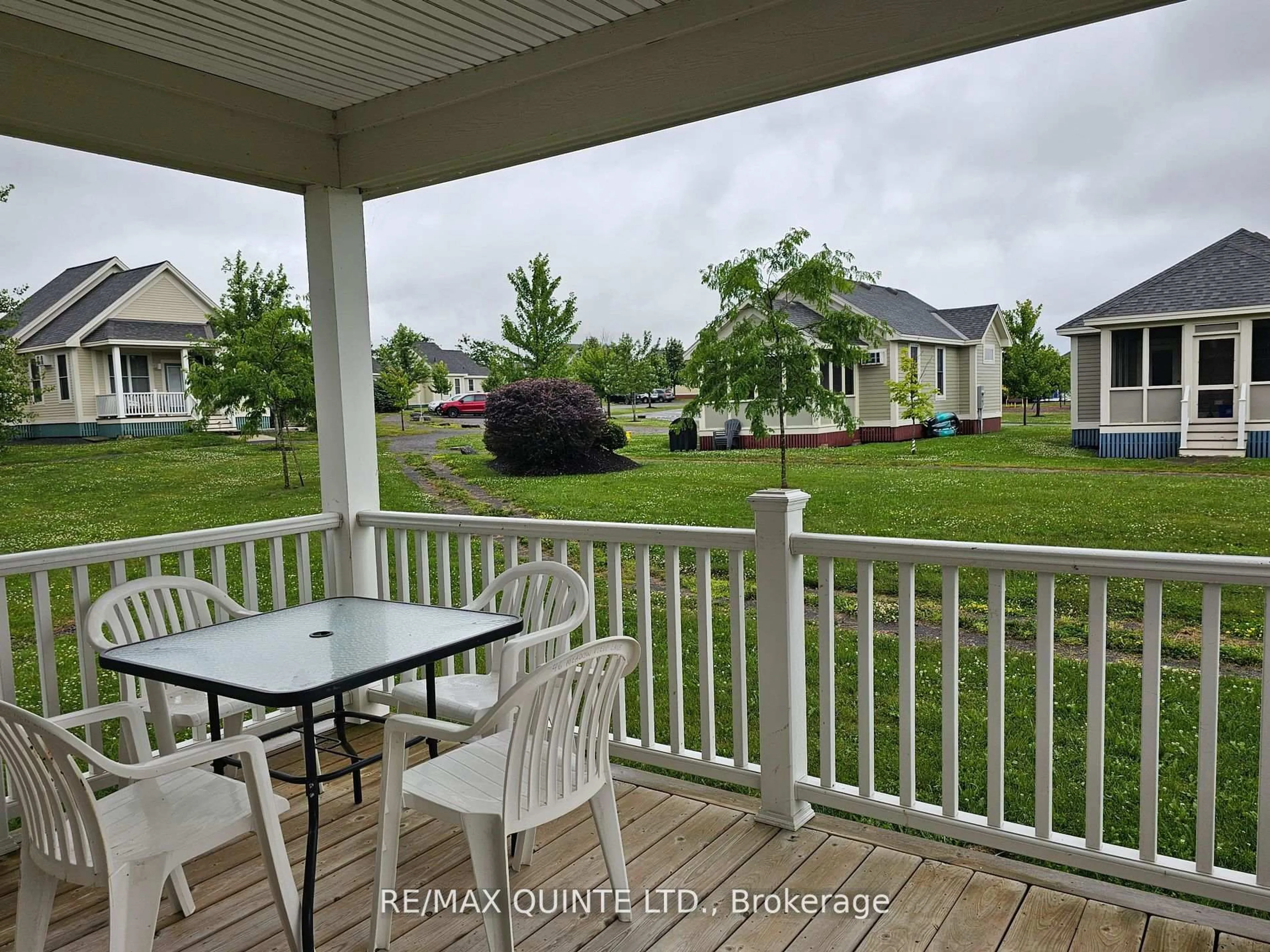 Patio, water/lake/river/ocean view for 46 Meadow View Lane #19, Prince Edward County Ontario K0K 1P0