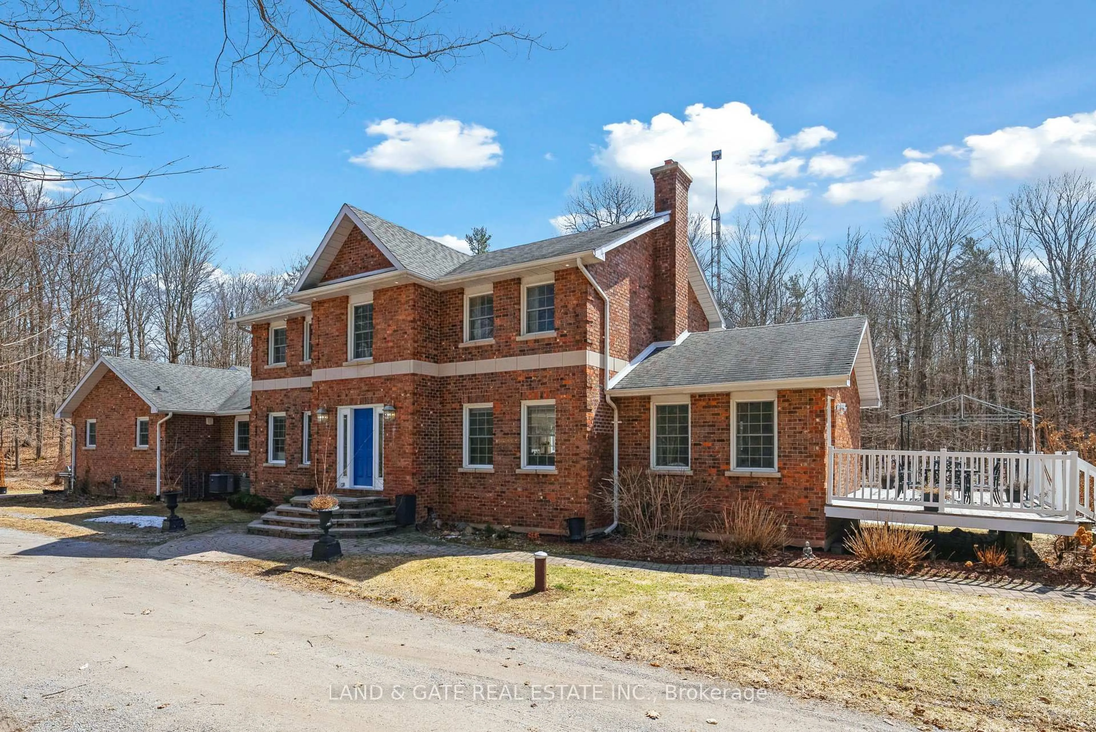 Home with brick exterior material, street for 398 Sandy Hook Rd, Kawartha Lakes Ontario L0A 1K0