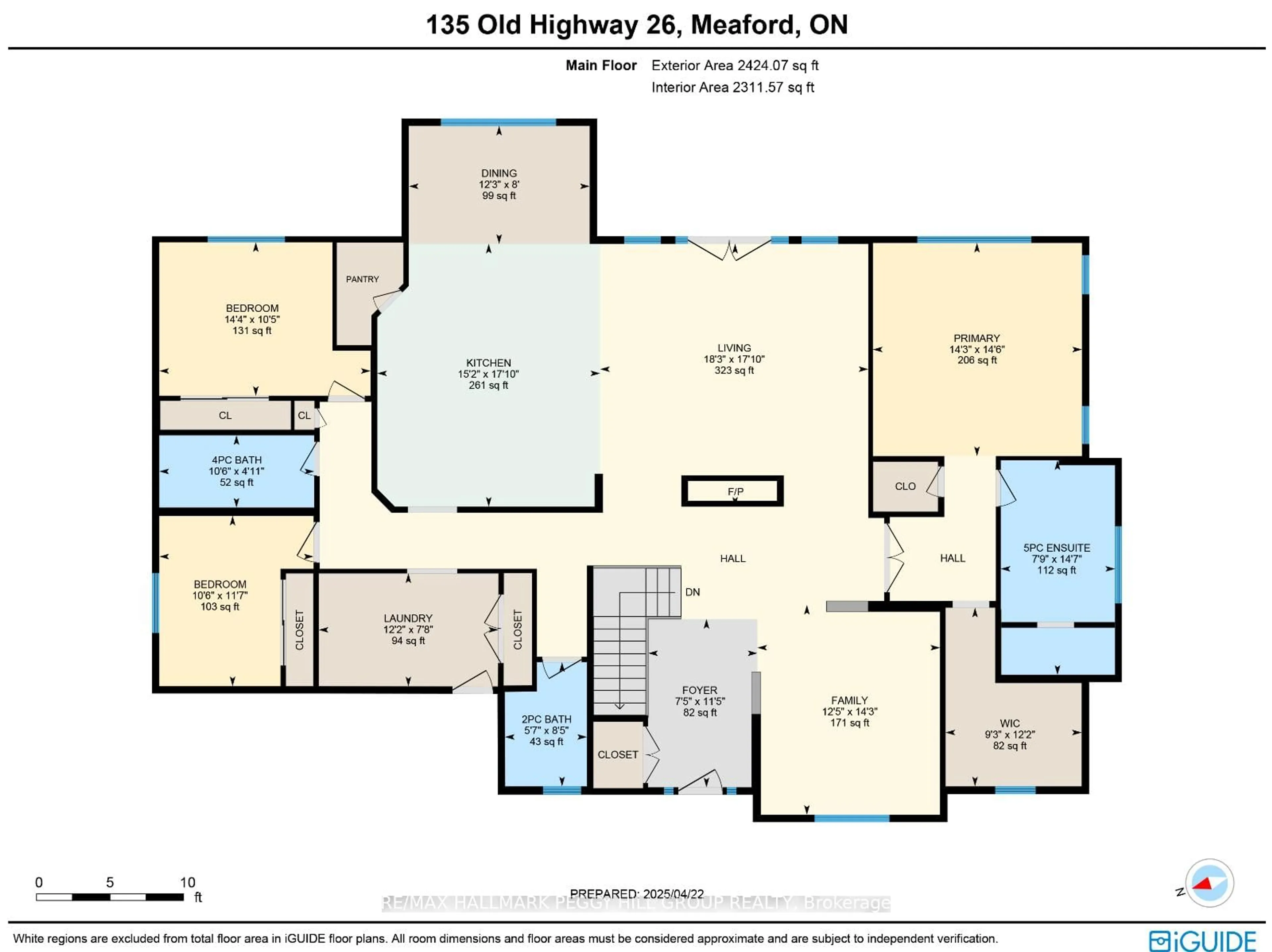 Floor plan for 135 Old Highway 26 Cres, Meaford Ontario N4L 1W7
