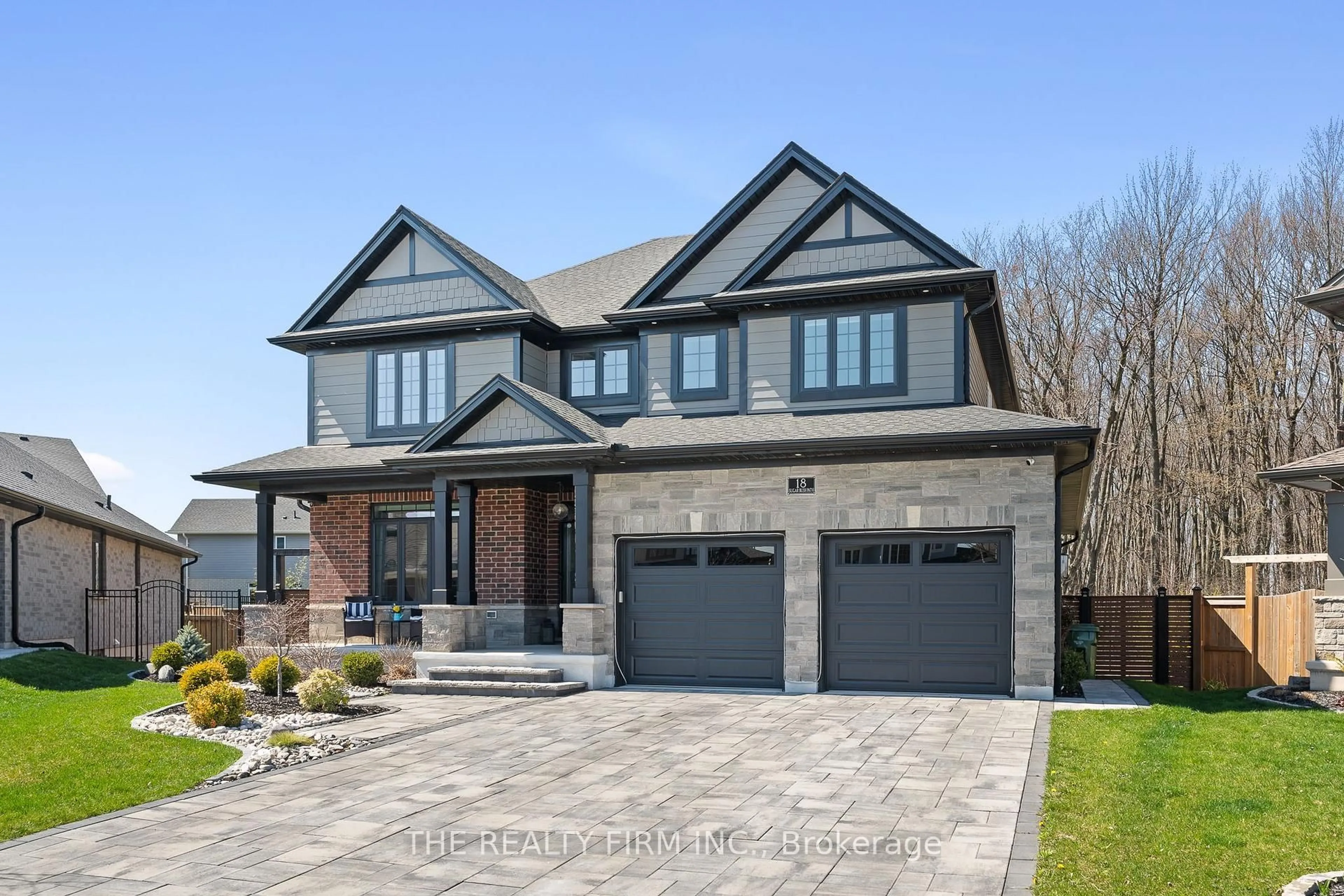 Home with brick exterior material, street for 18 Sugar Bush Path, St. Thomas Ontario N5R 0K6