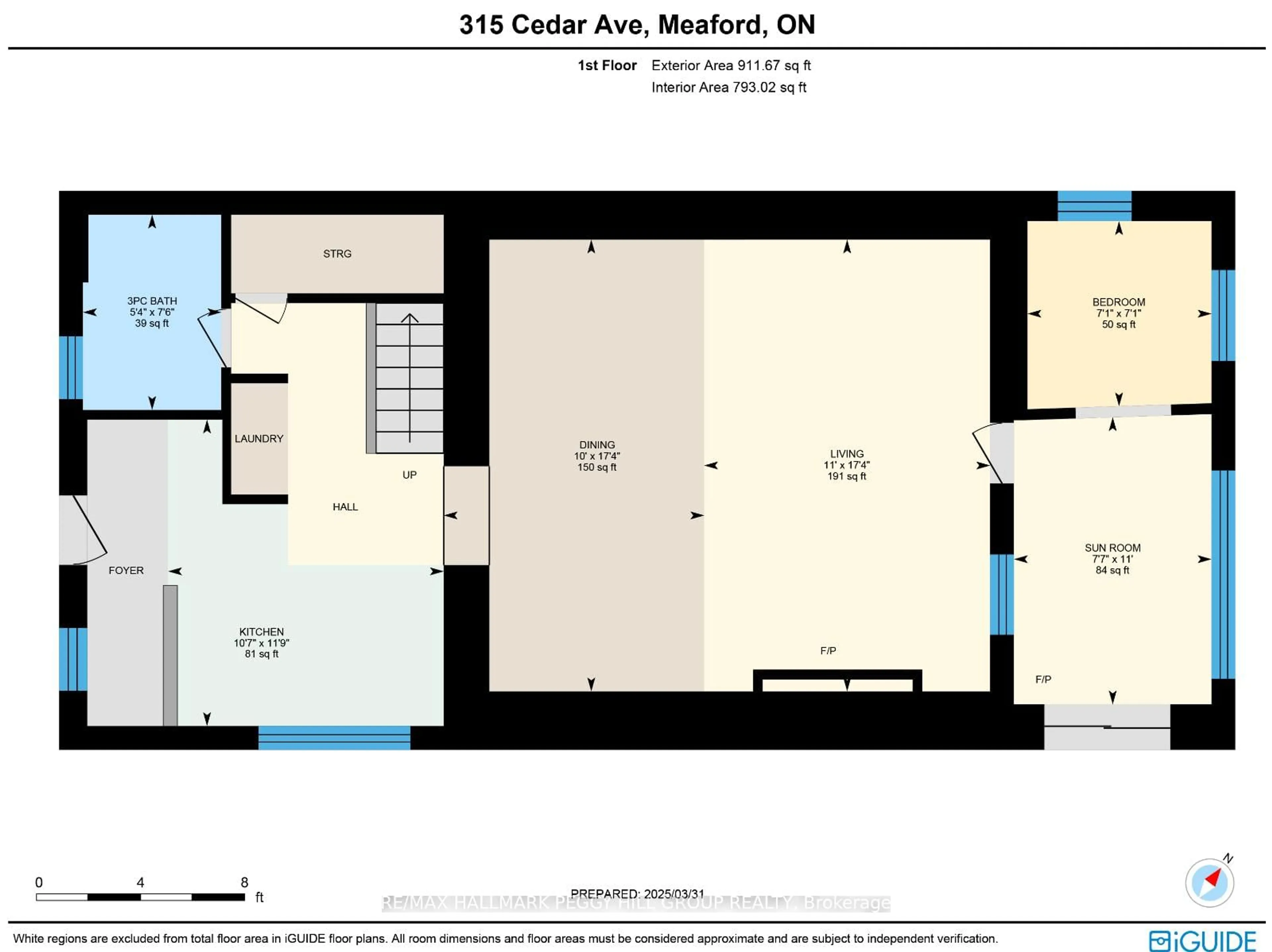 Floor plan for 315 Cedar Ave, Meaford Ontario N4L 1W5