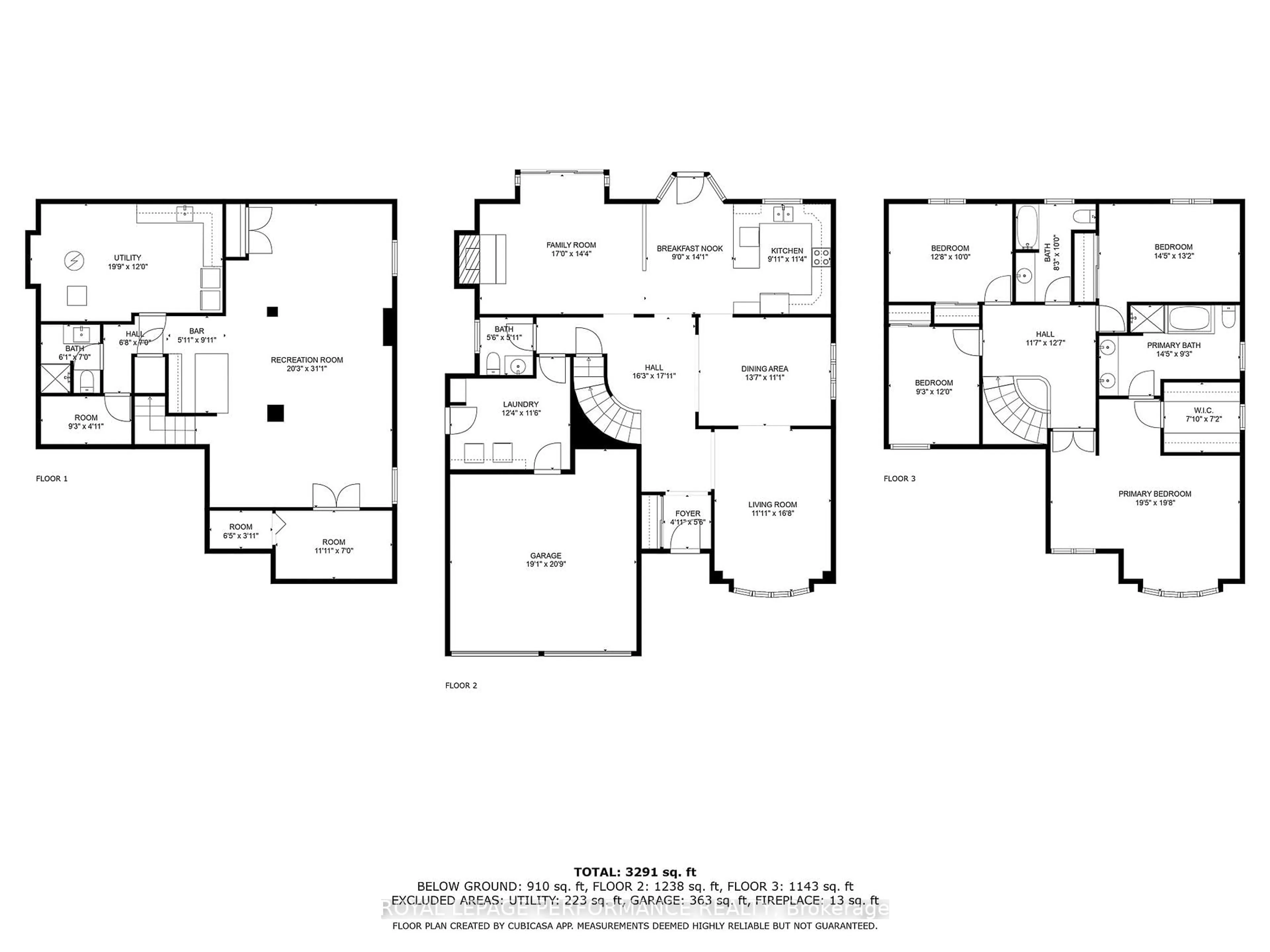 Floor plan for 12 Speers Cres, Kanata Ontario K2M 1V8
