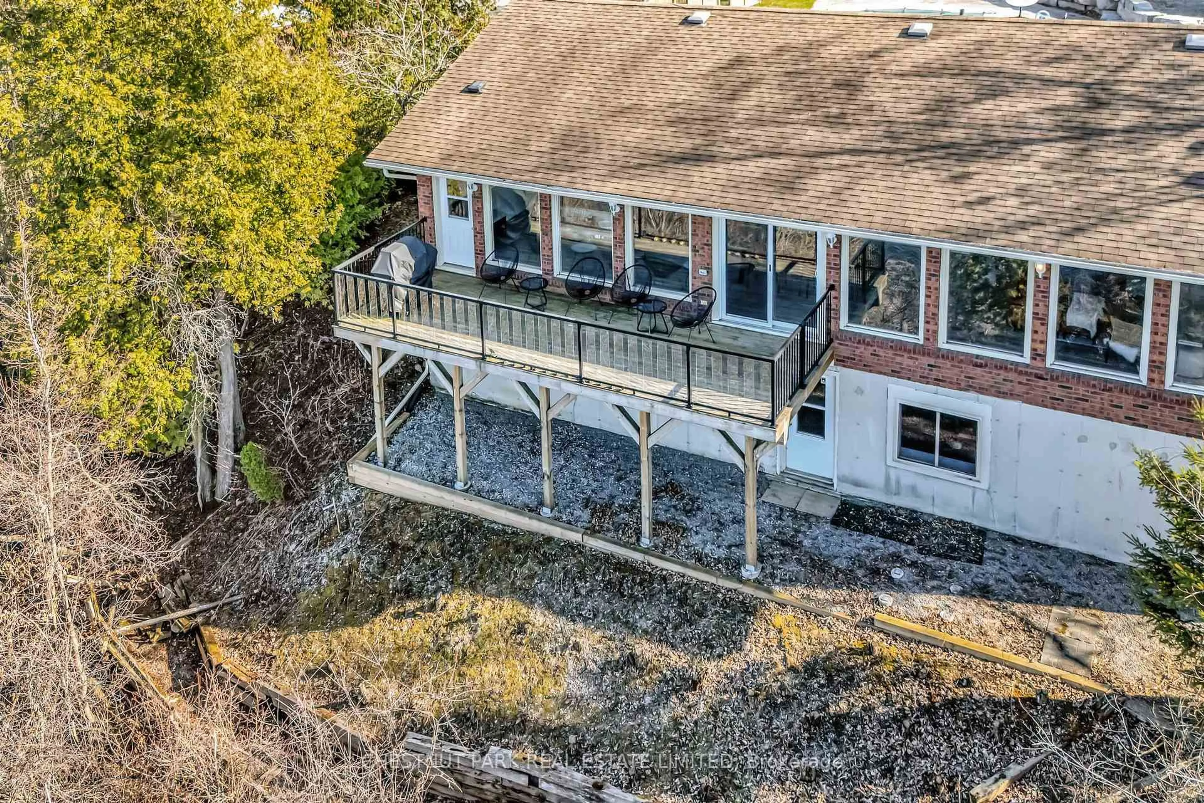 A pic from outside/outdoor area/front of a property/back of a property/a pic from drone, water/lake/river/ocean view for 5404 County Road 1 N/A, Prince Edward County Ontario K0K 1T0