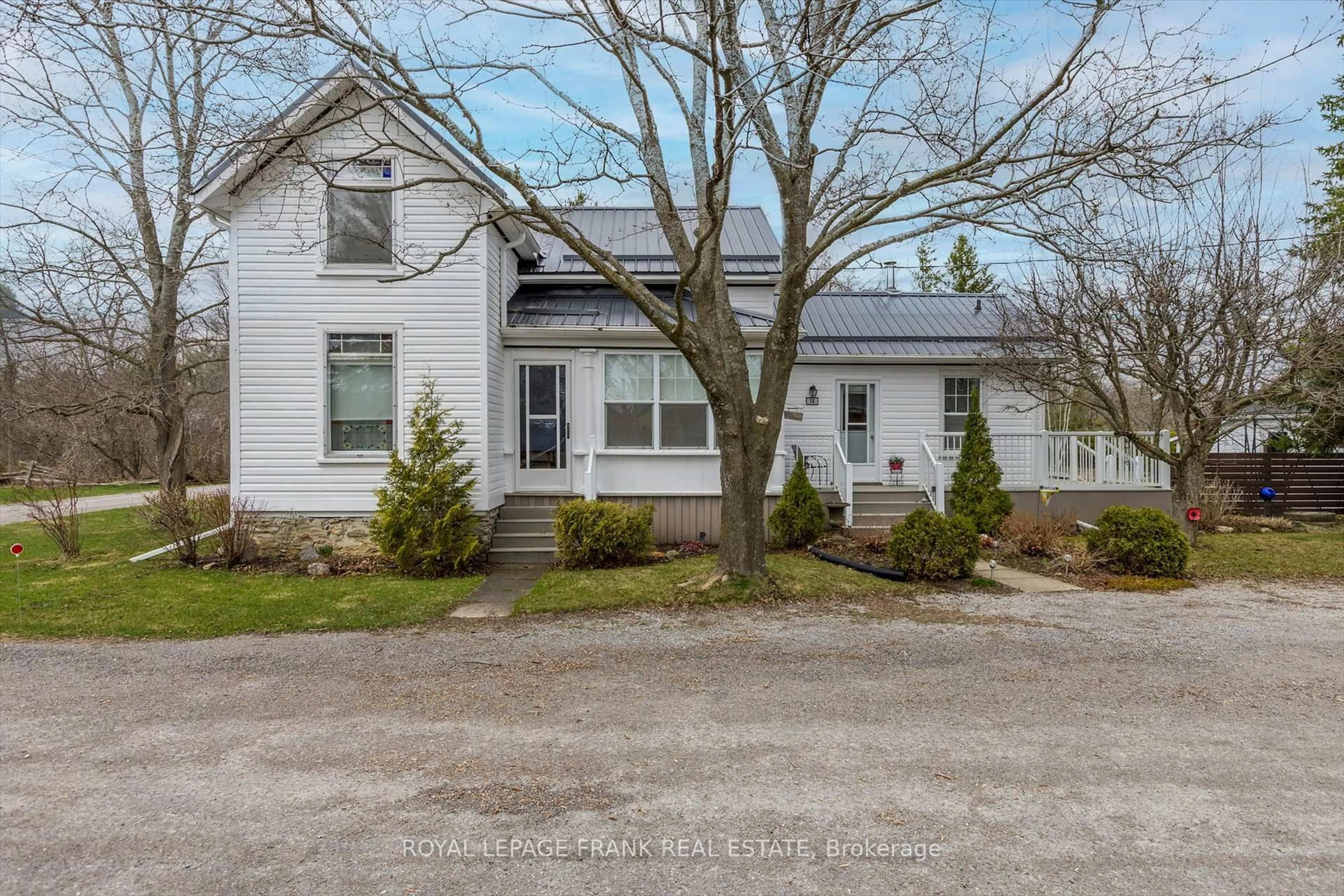 A pic from outside/outdoor area/front of a property/back of a property/a pic from drone, street for 14 Carr St, Otonabee-South Monaghan Ontario K0L 2G0
