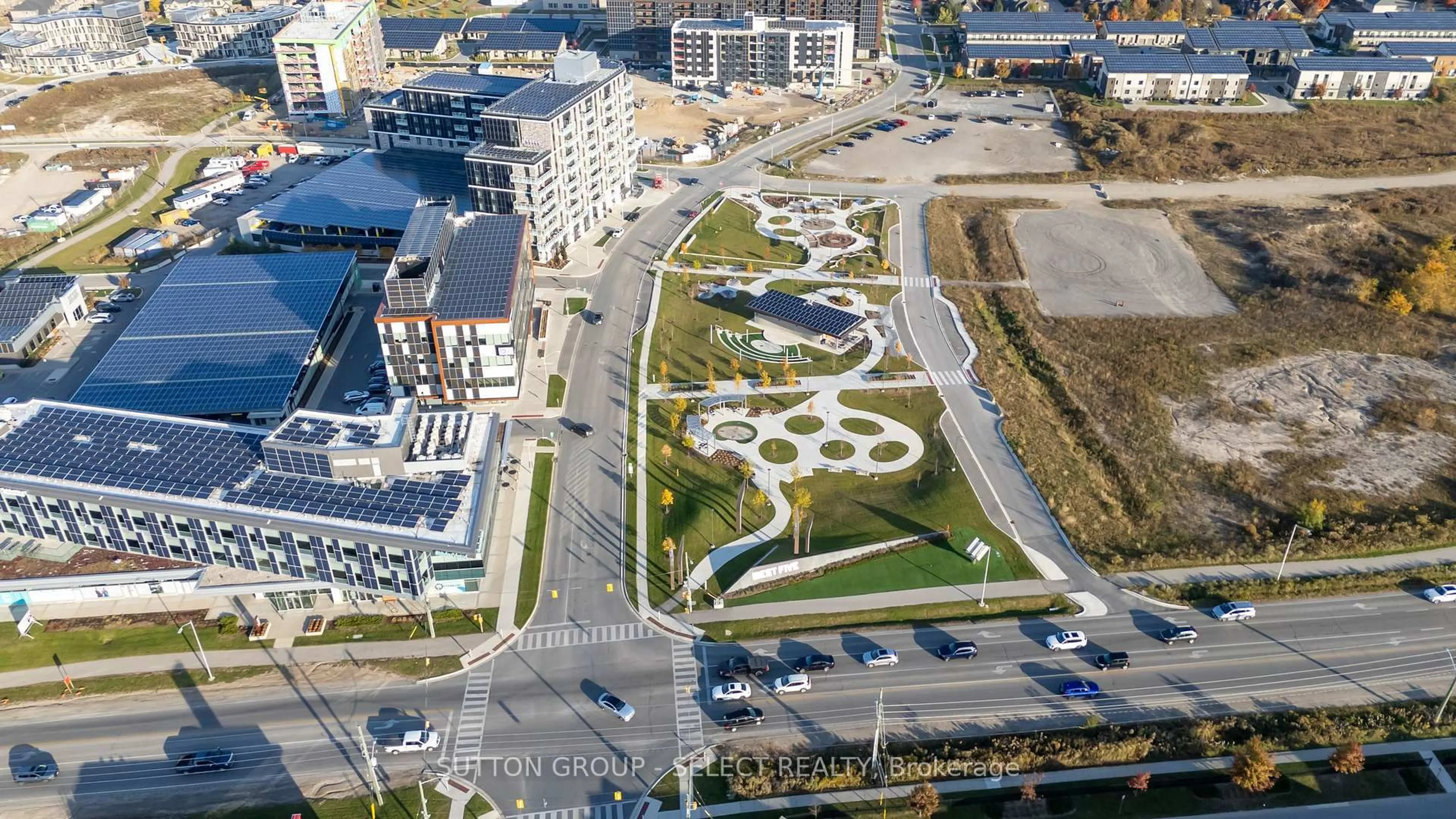 A pic from outside/outdoor area/front of a property/back of a property/a pic from drone, city buildings view from balcony for 1975 Fountain Grass Dr #307, London South Ontario N6K 0M3