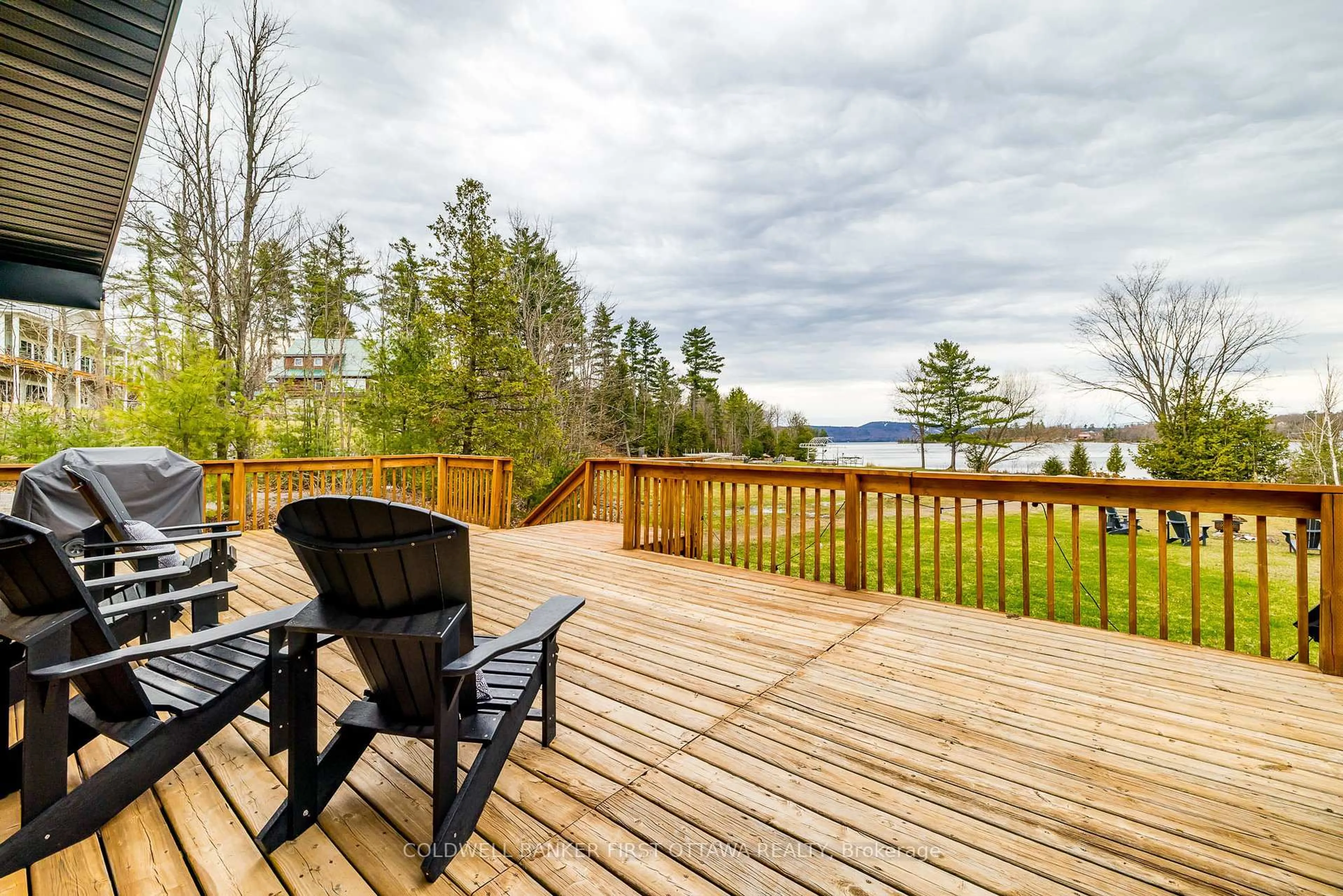 Patio, water/lake/river/ocean view for 6 BLUFF POINT Dr, Calabogie Ontario K0J 1H0