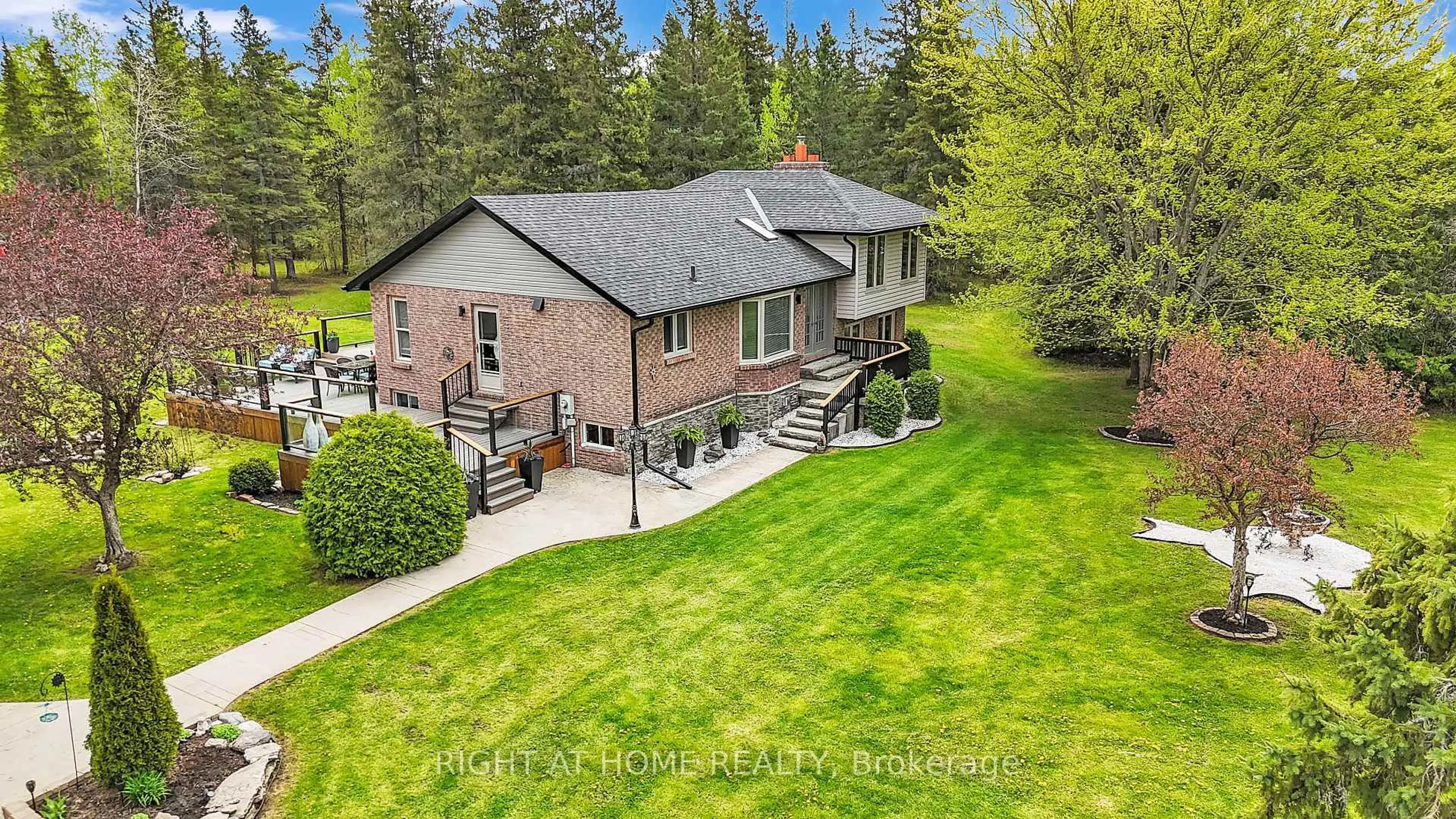 A pic from outside/outdoor area/front of a property/back of a property/a pic from drone, water/lake/river/ocean view for 119 Sturgeon Glen Rd, Kawartha Lakes Ontario K0M 1N0