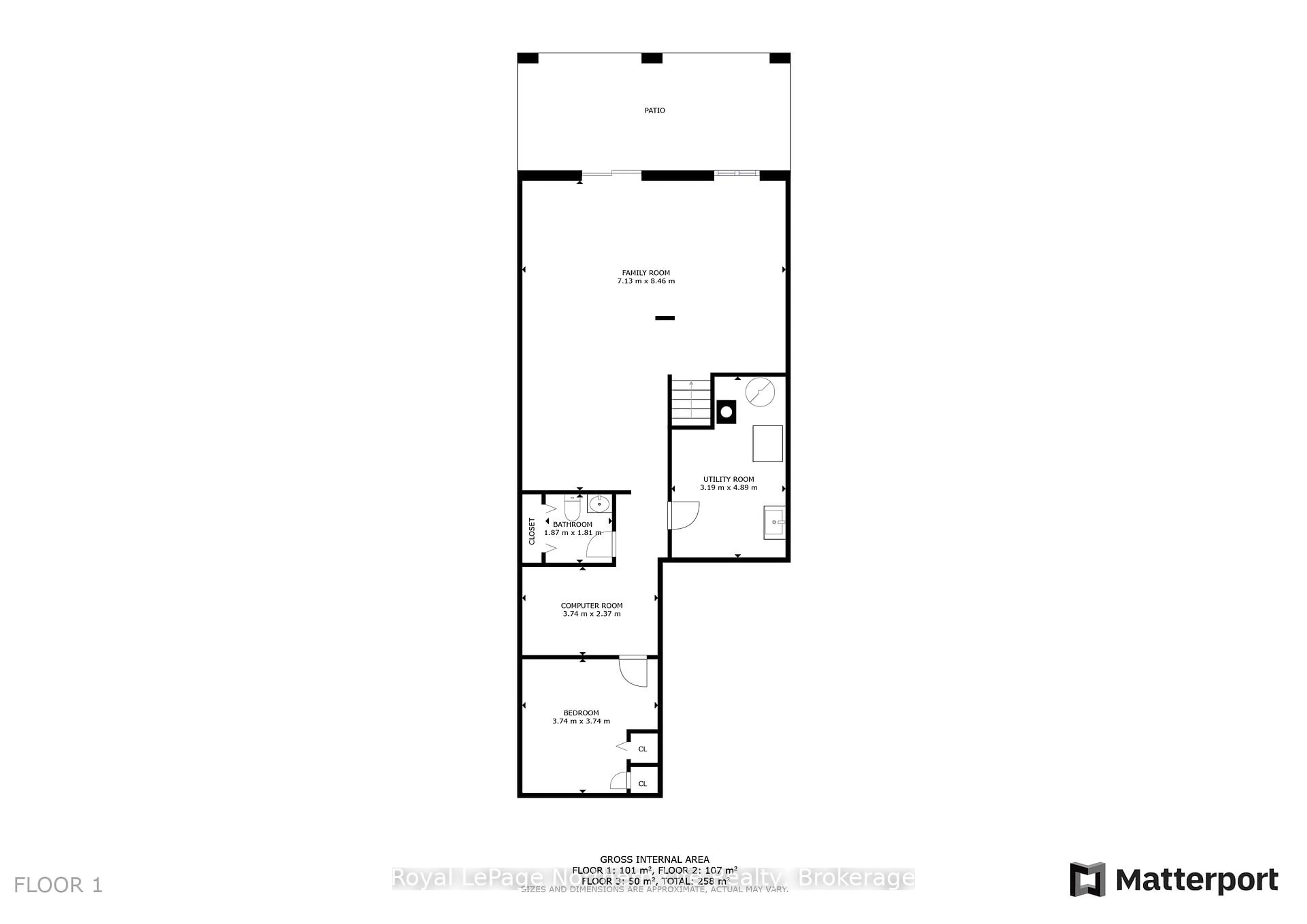 Floor plan for 109 Fairway Dr, Callander Ontario P0H 1H0